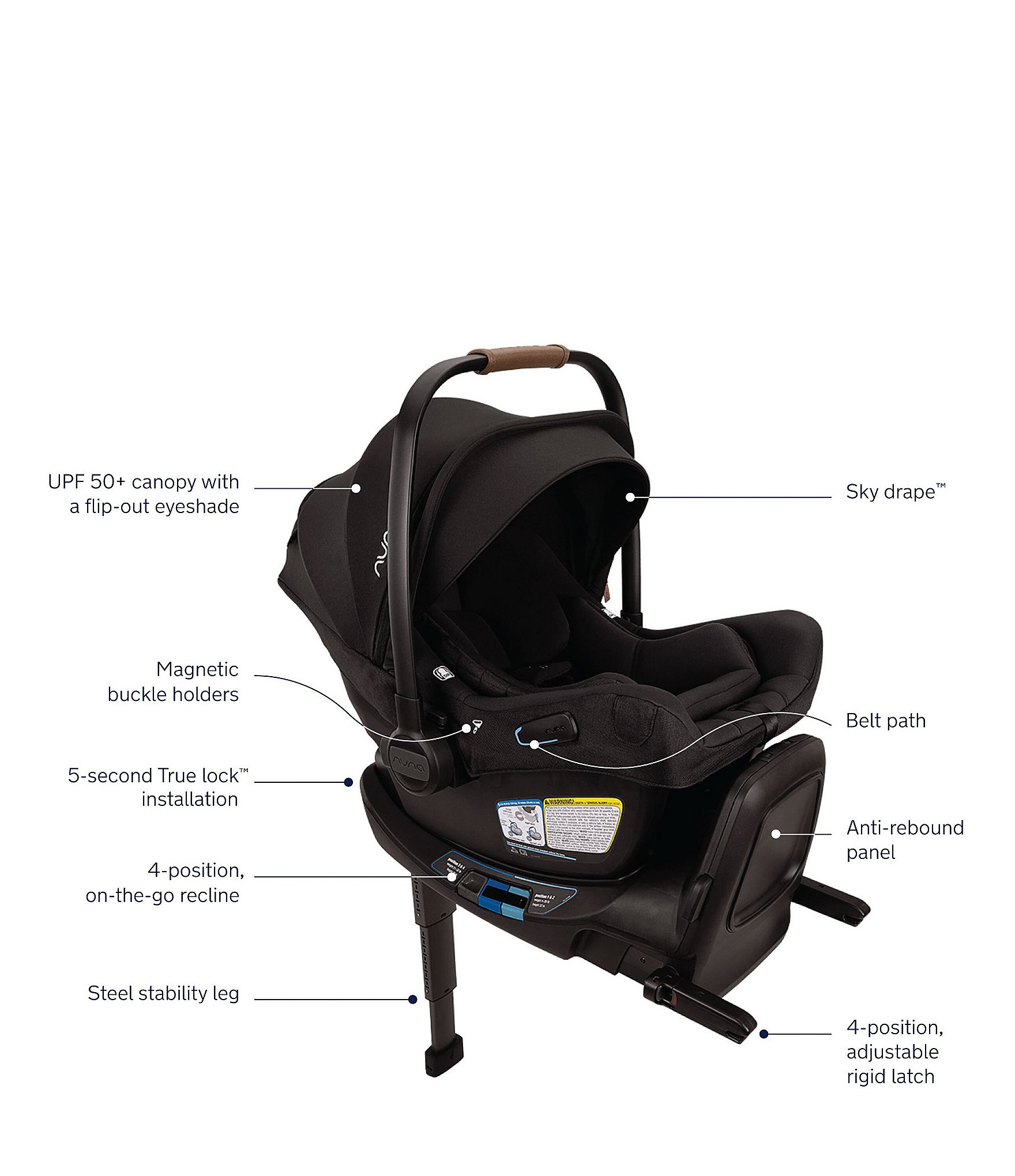 Nuna Pipa™ Aire RX Infant Car Seat & Relx Base