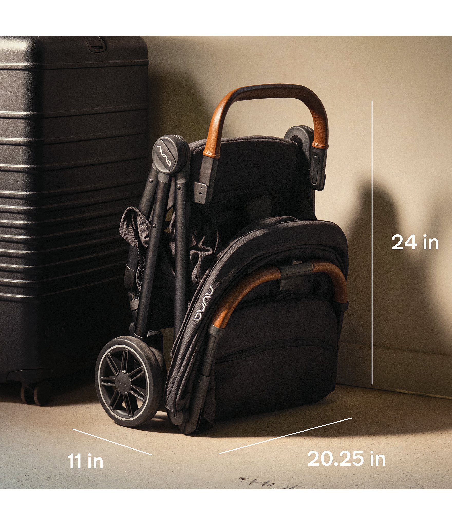 Nuna TRVL™ Self-Folding Ocean Compact Stroller