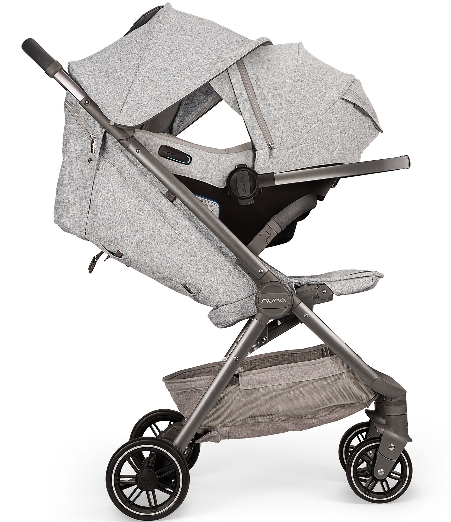 Nuna TRVL™ Self-Folding Sterling Compact Stroller