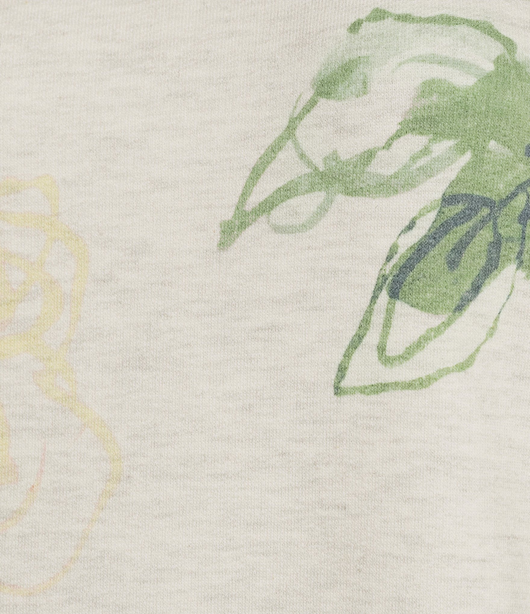 Nurture Floral Print Long Sleeve Crew Neck Knit Pullover