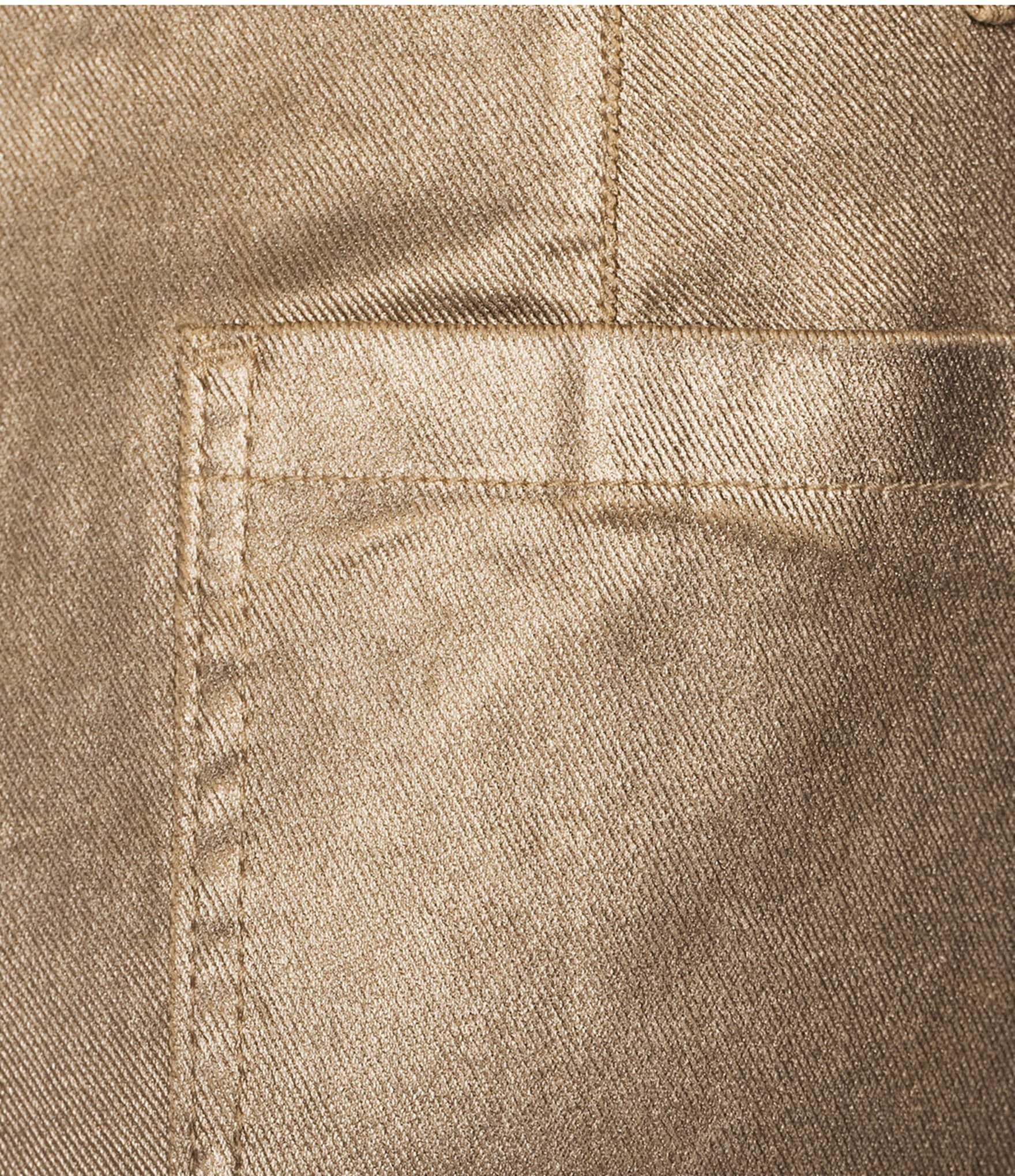 Nurture Metallic Mid Rise Patch Pocket Wide Leg Pants