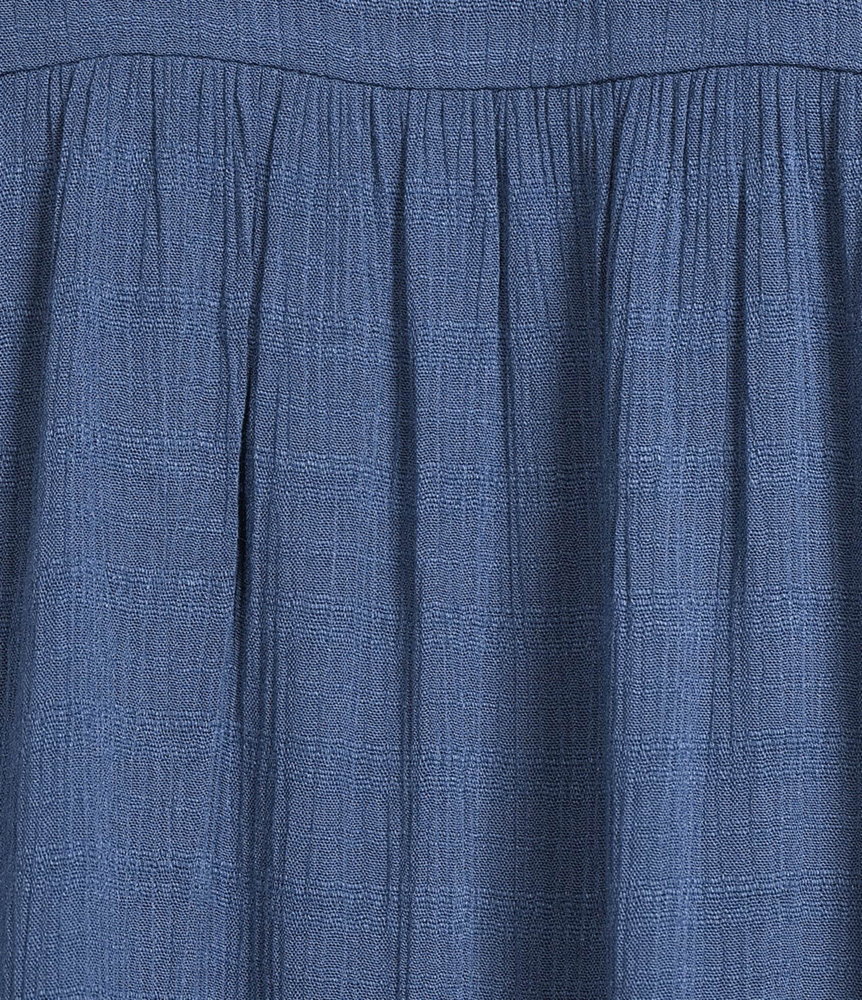 Nurture Mixed Media Lace Y-Neck Long Sleeve Top