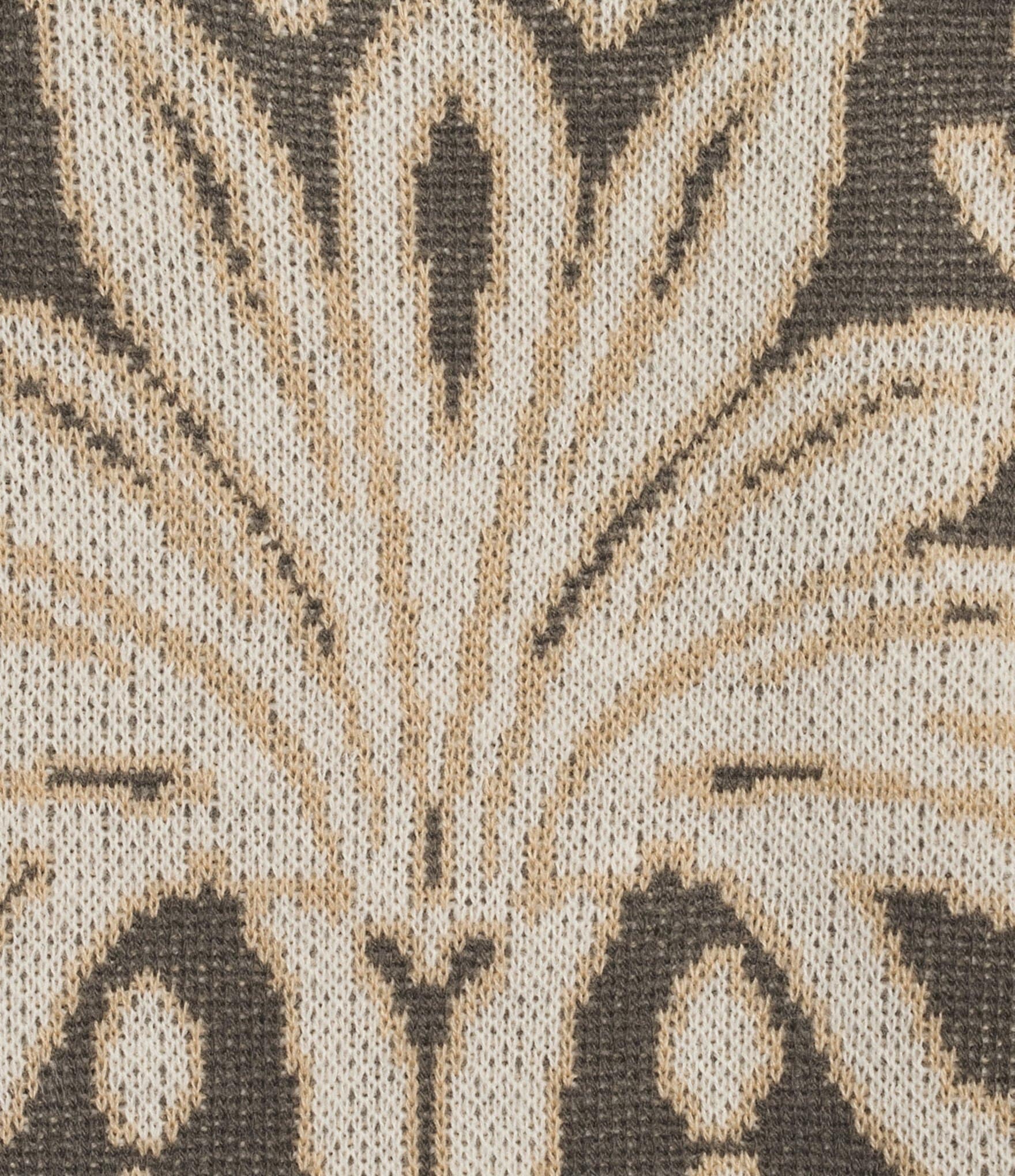 Nurture Petite Patterned Mock Neck Long Sleeve Sweater