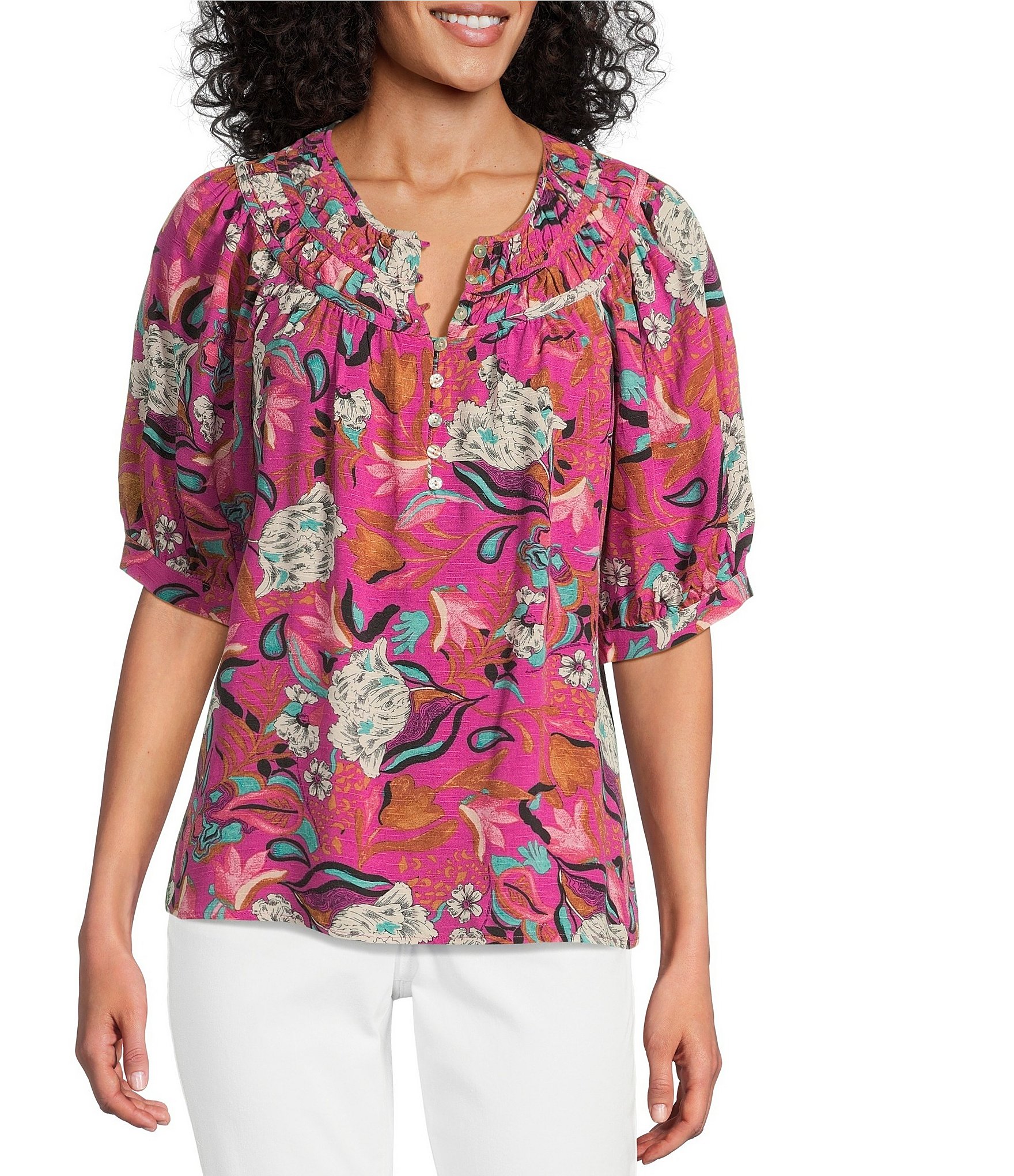 womens smock tops