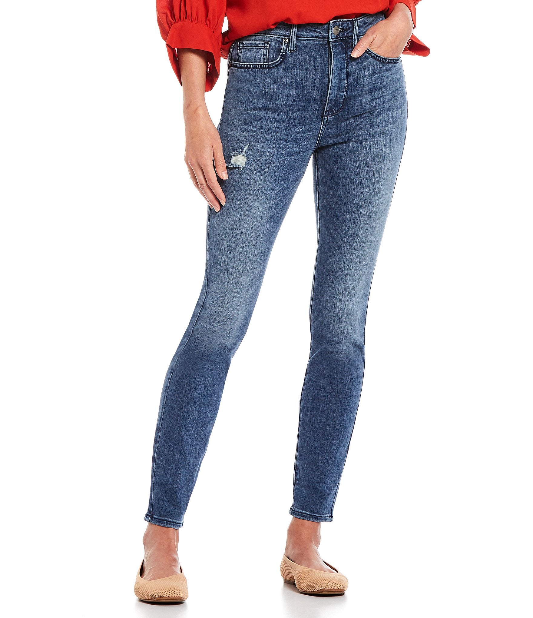NYDJ Ami High Rise Denim Skinny Jeans | Dillard's