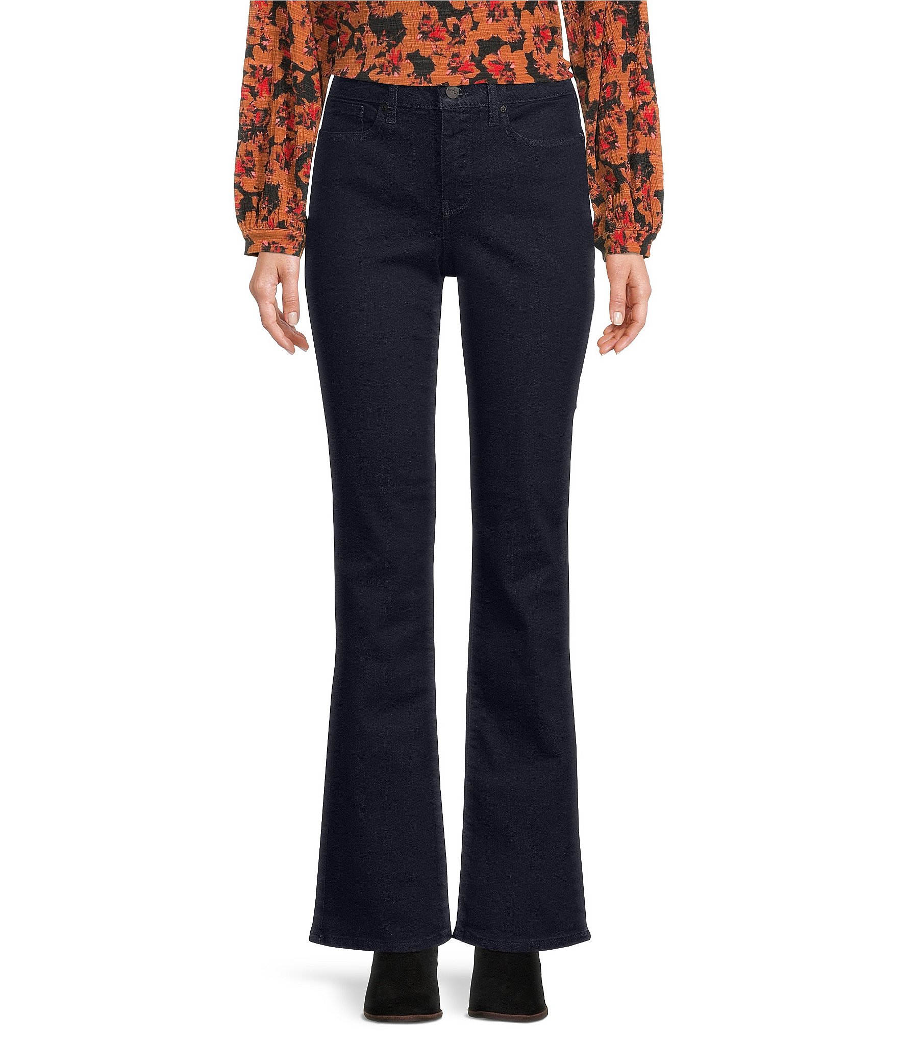NYDJ Barbara Bootcut High Rise Stretch Denim Jeans | Dillard's