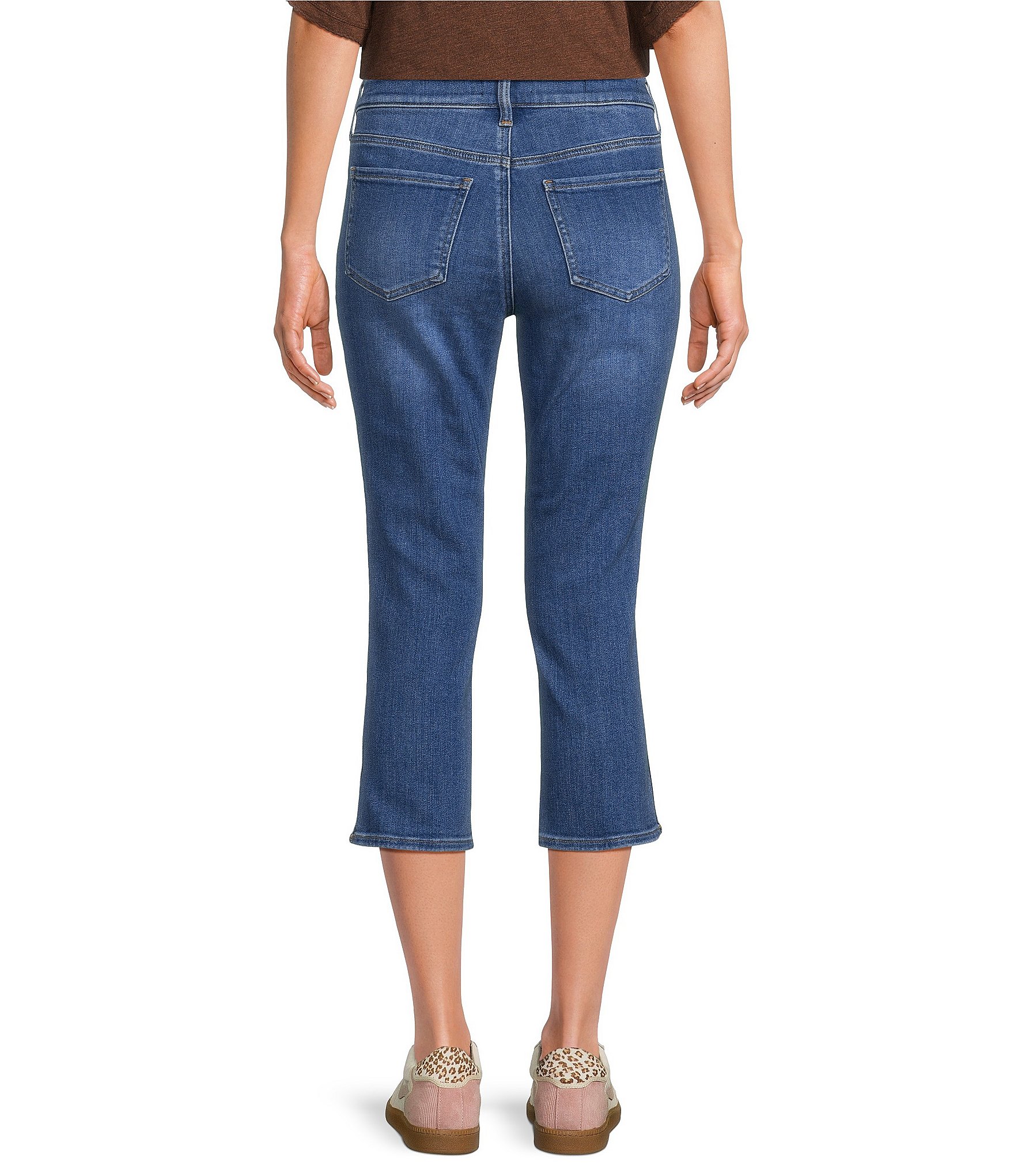 NYDJ Chloe Capri Side Slit Jeans