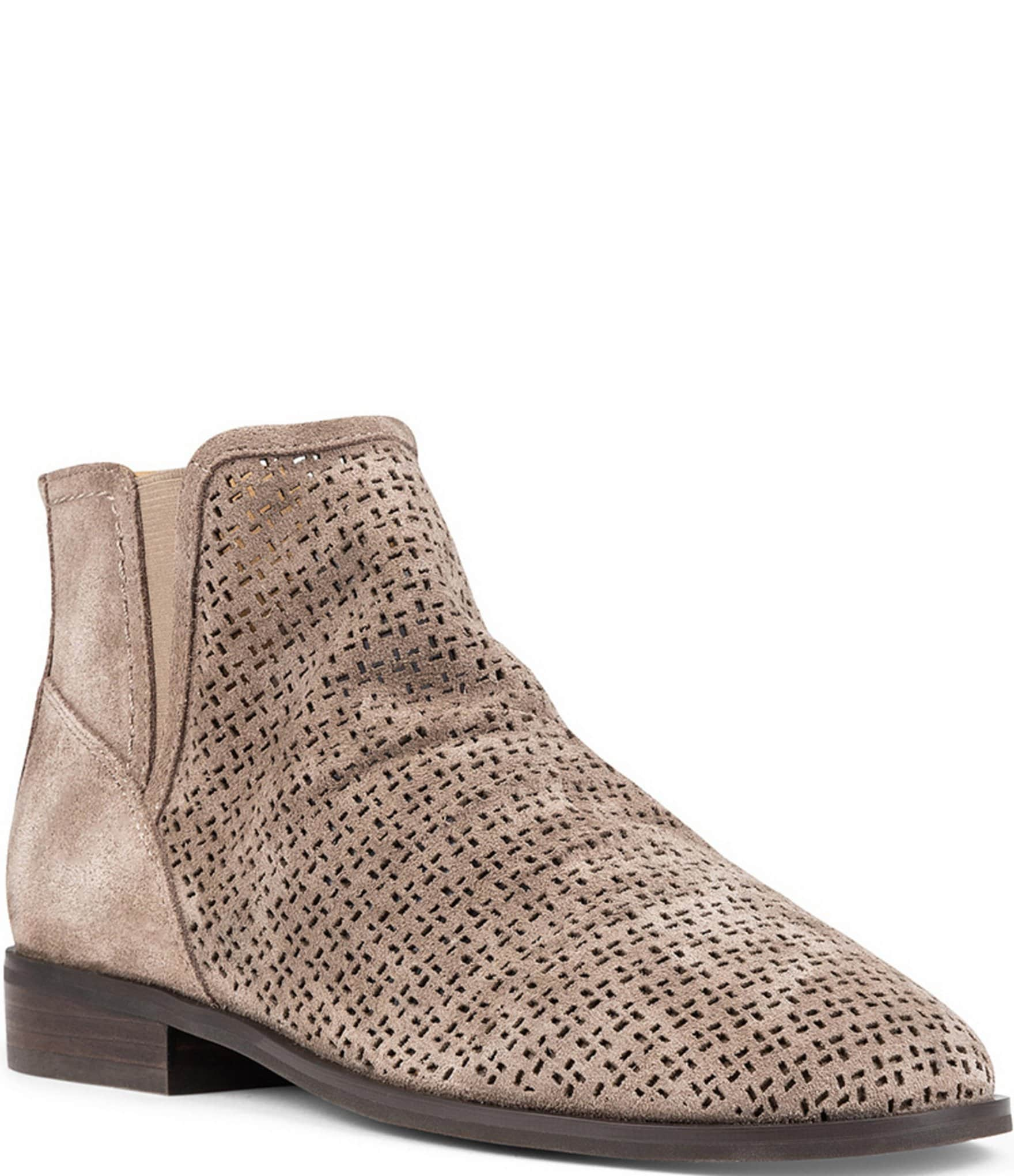 NYDJ Concetta Perforated Suede Booties Dillard s