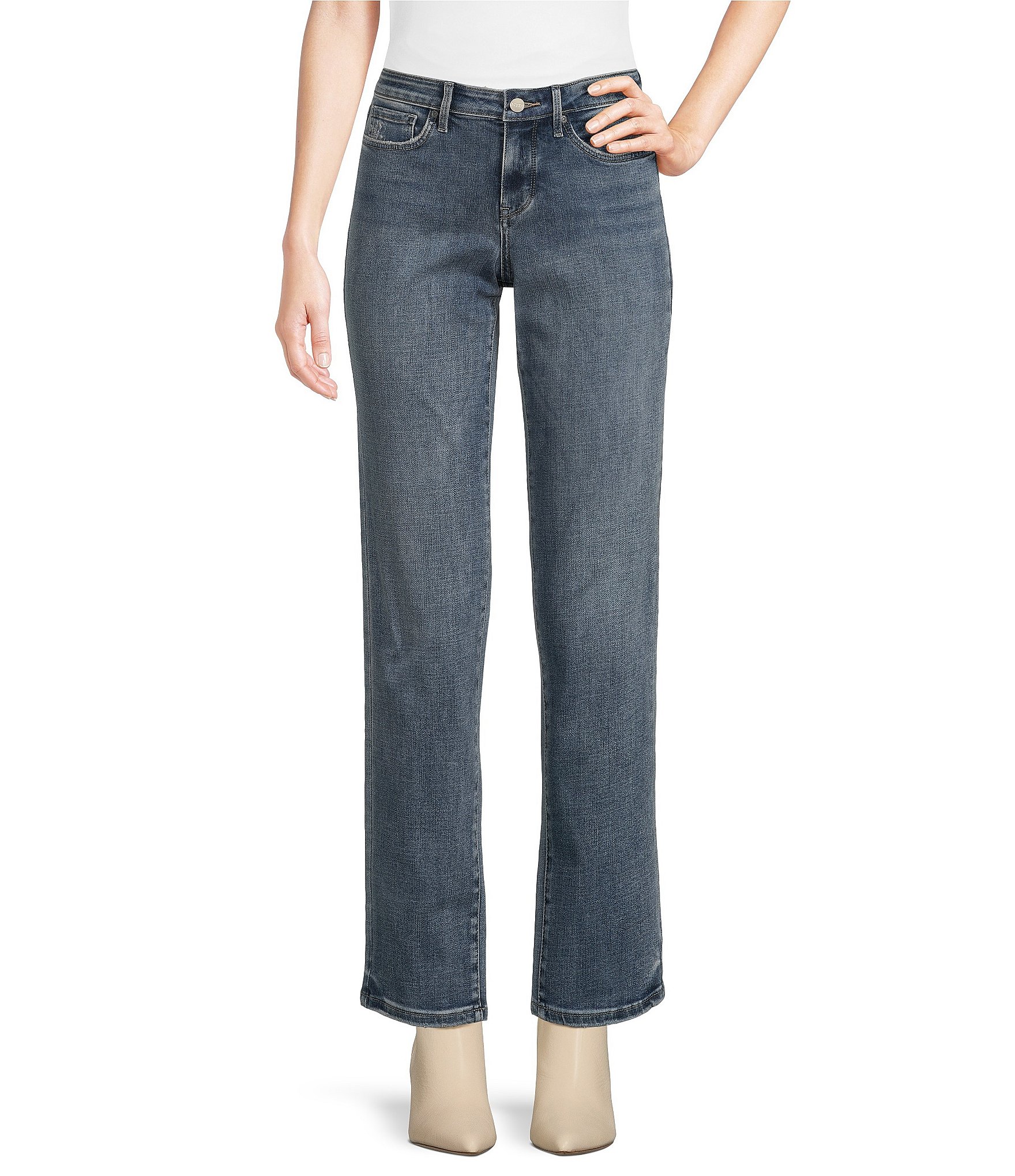 NYDJ Petite Size Emma Relaxed Slender Jeans | Dillard's