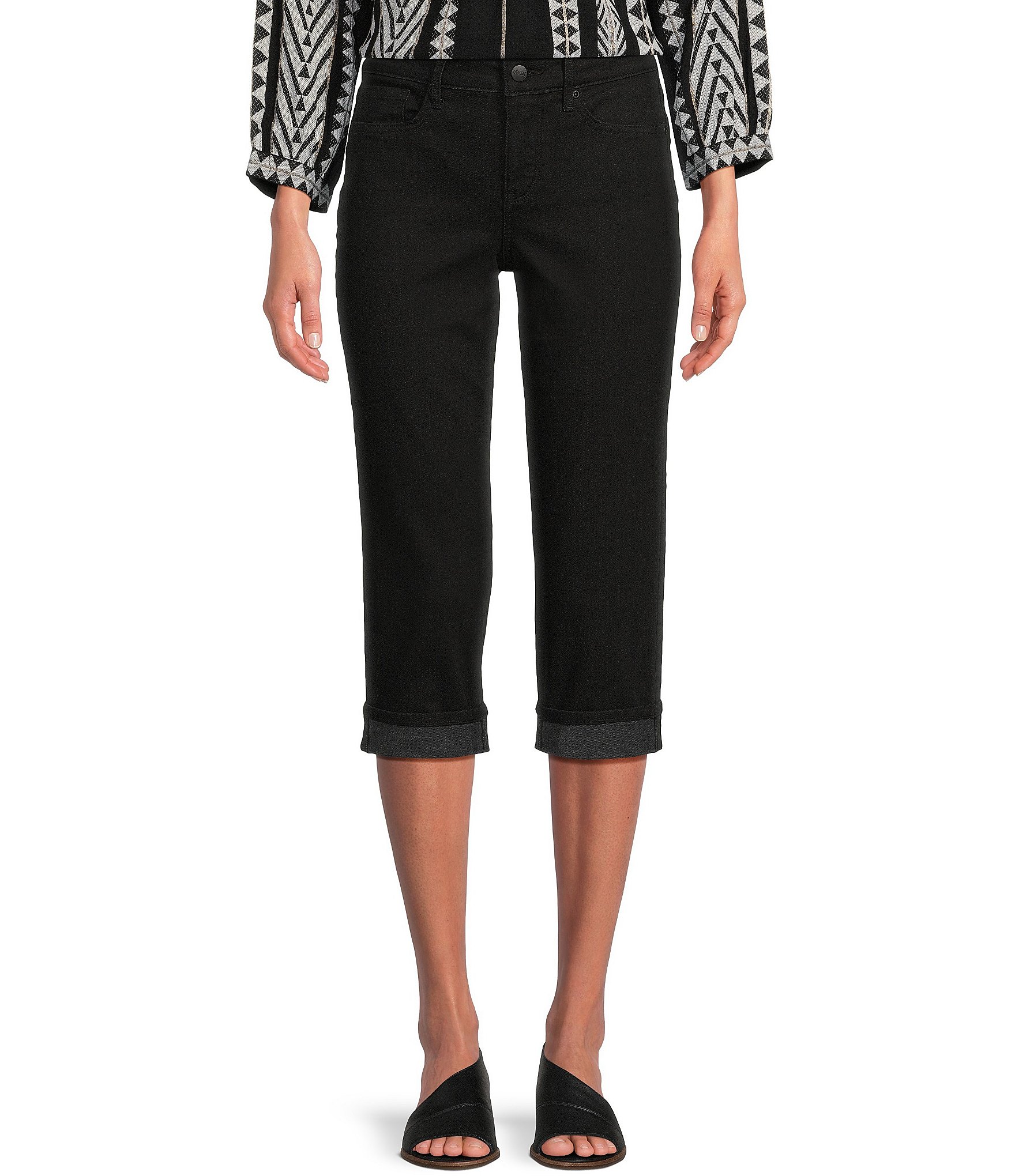 intro., Pants & Jumpsuits, Intro Love The Fit Leggings Plus Size 2x A  Black With Pearl Embellishments