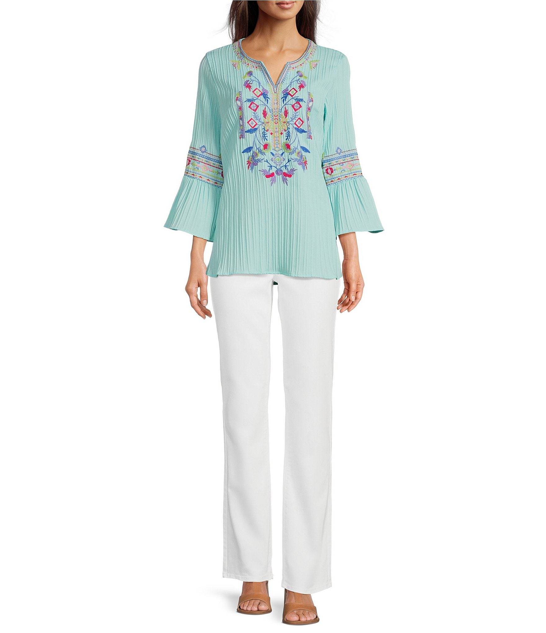 NYDJ Petite Size Marilyn Straight Leg Jeans