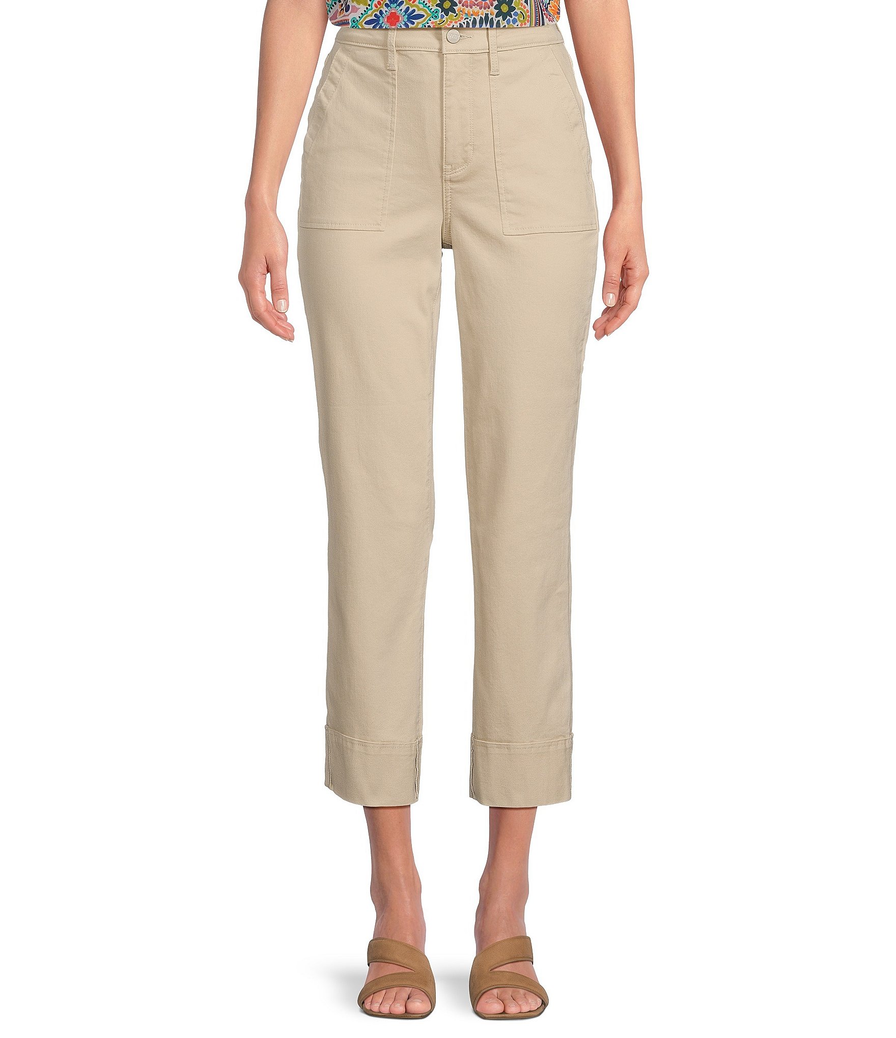high waisted pants: Women's Petite Clothing