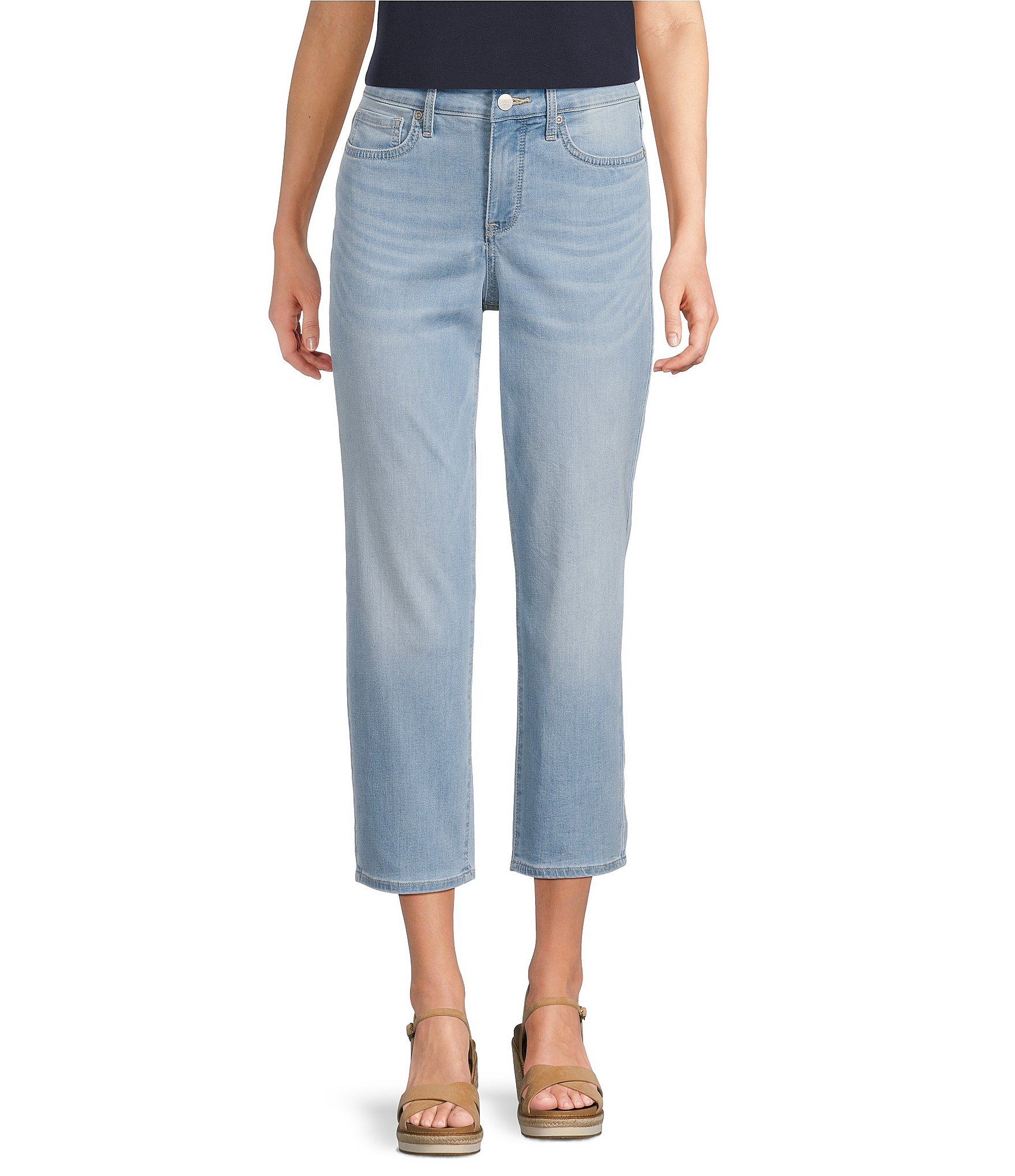 NYDJ Petite Size Relaxed Piper Crop Jeans