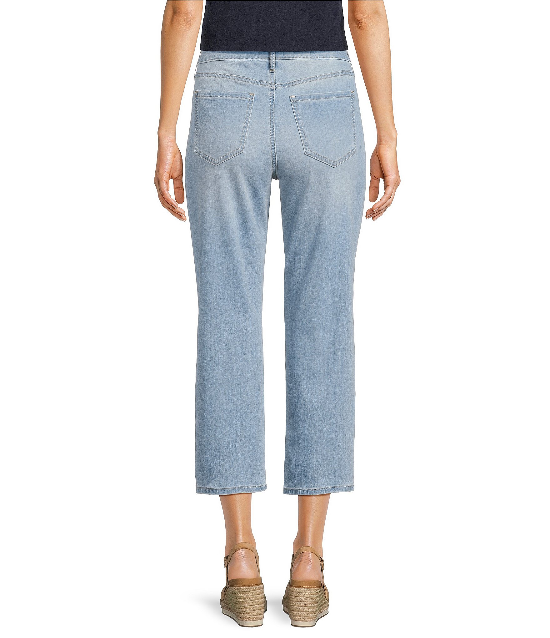 NYDJ Petite Size Relaxed Piper Crop Jeans