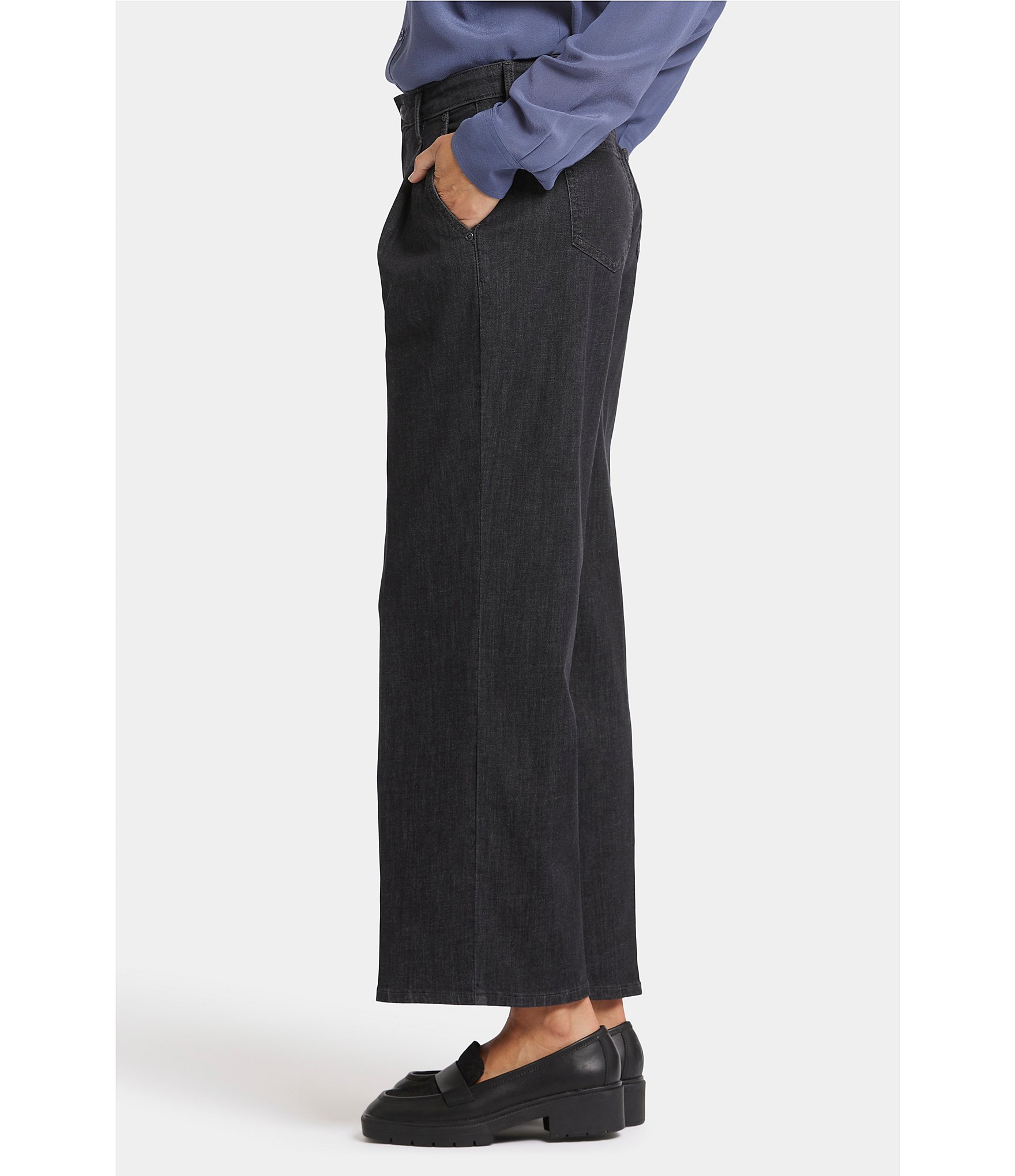 NYDJ Petite Size Teresa Soft Lightweight Lift Tuck®Technology Wide-Leg Ankle Jean