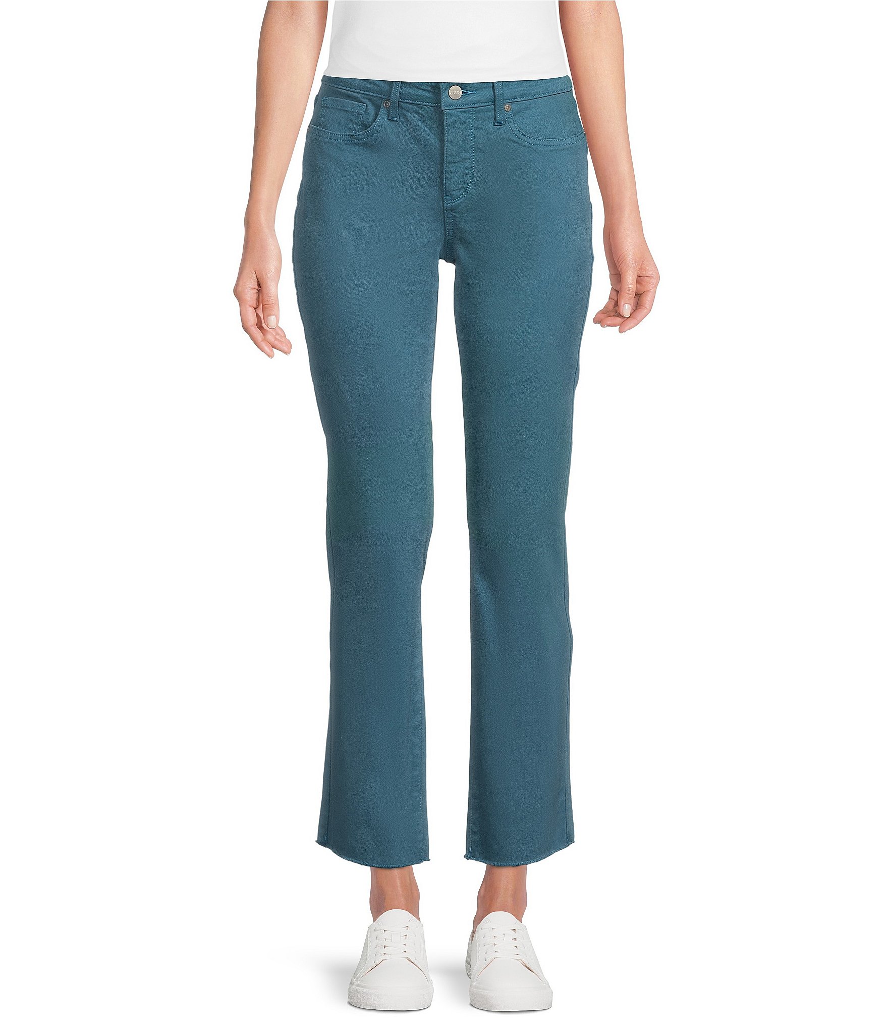 NYDJ Sheri Slim Fit Mid Rise Ankle Stretch Denim Jeans | Dillard's