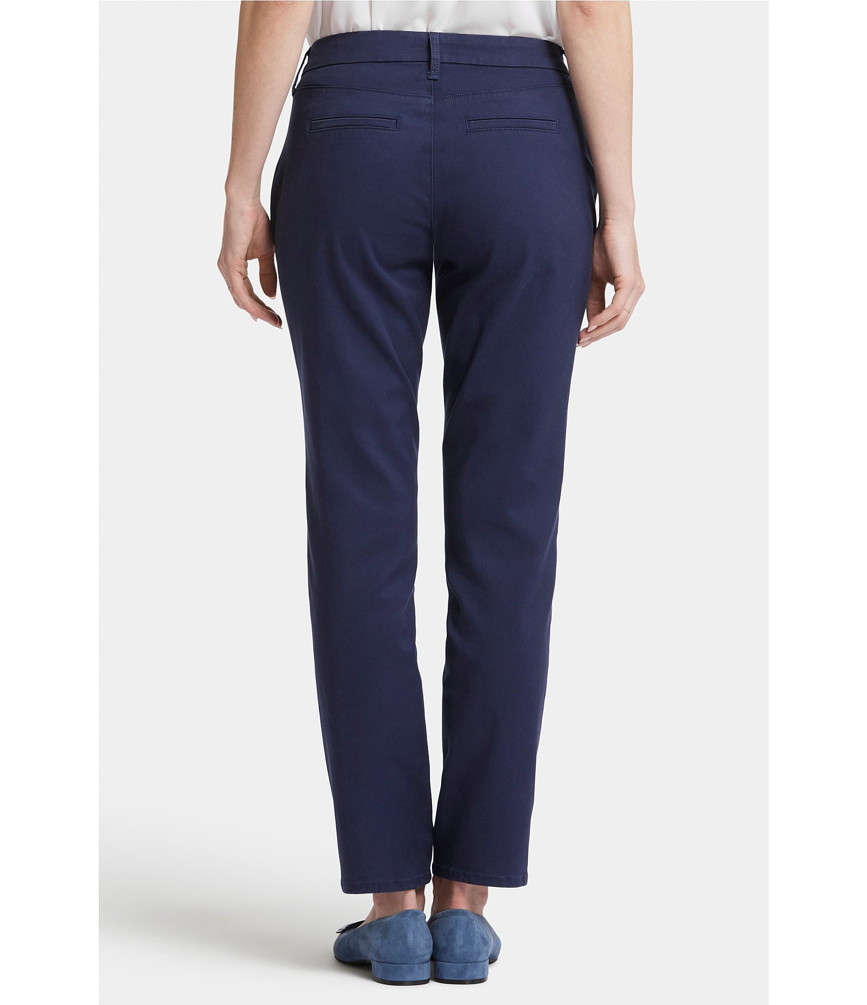 NYDJ Sheri Slim Mid Rise Trouser