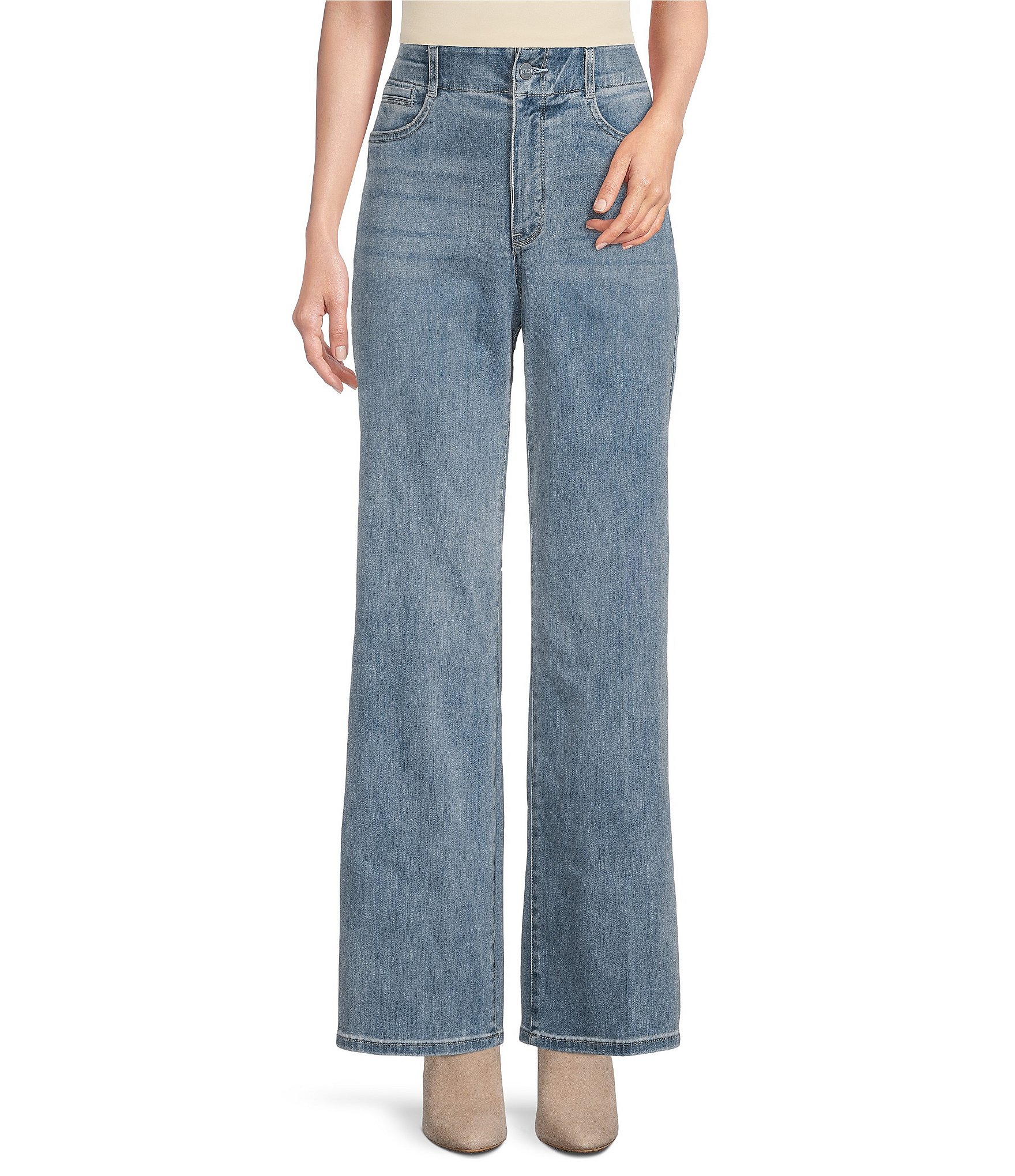 NYDJ Waist Match High Rise Major Wide Leg Denim Jeans | Dillard's