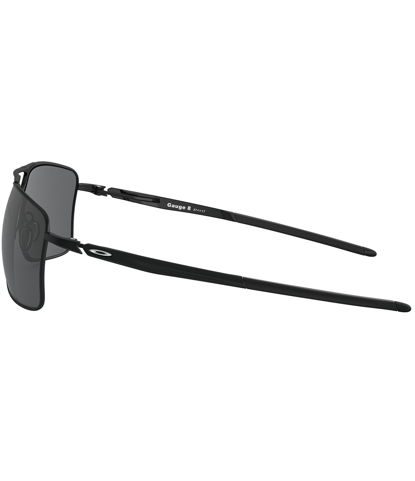 Oakley Men's OO4124 Gauge 8 62mm Polarized Rectangle Sunglasses