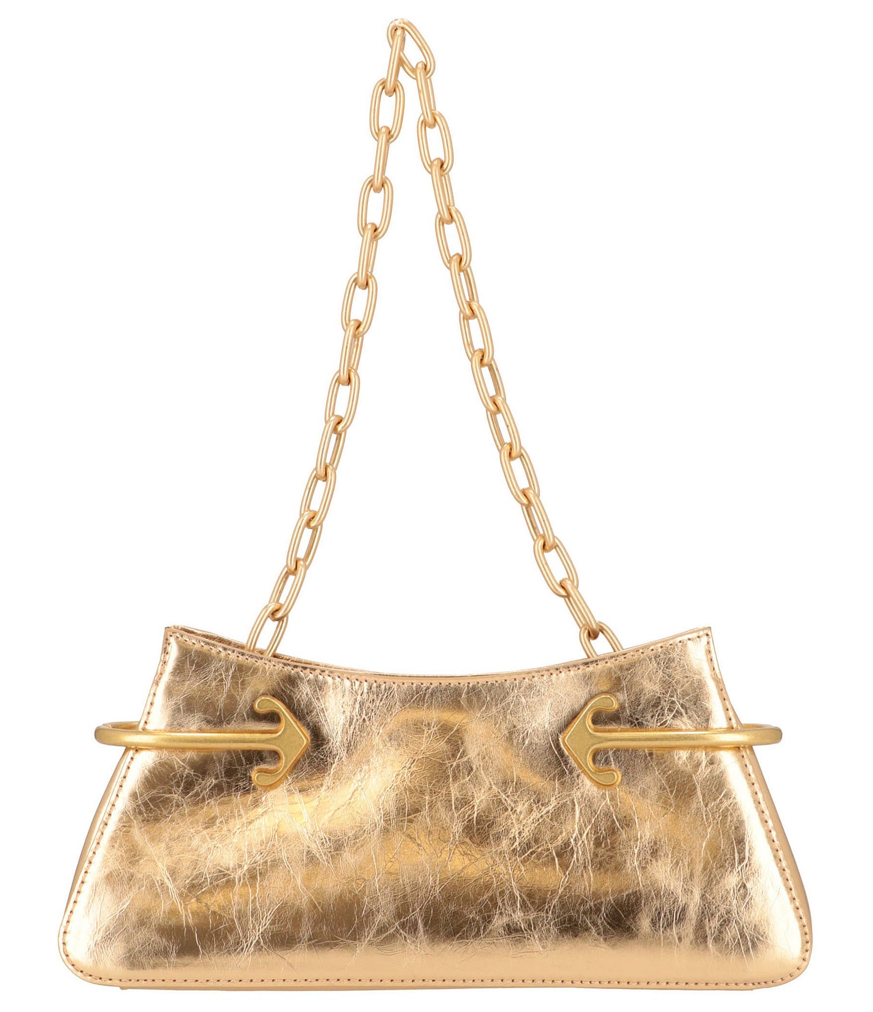 Off-White Arrow Metallic East West Clutch Shoulder Bag