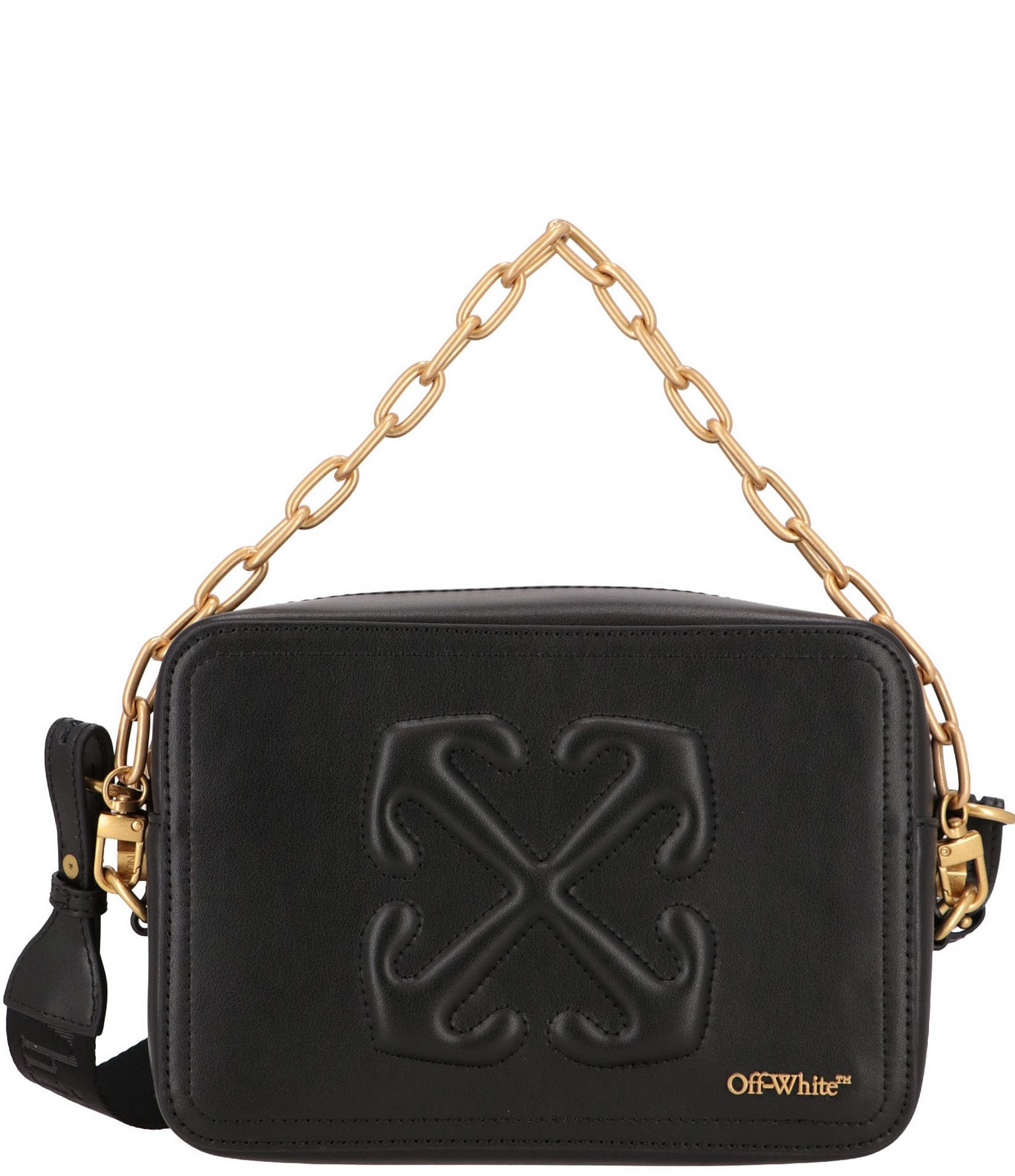 Off-White Medium Camera Chain Crossbody Bag