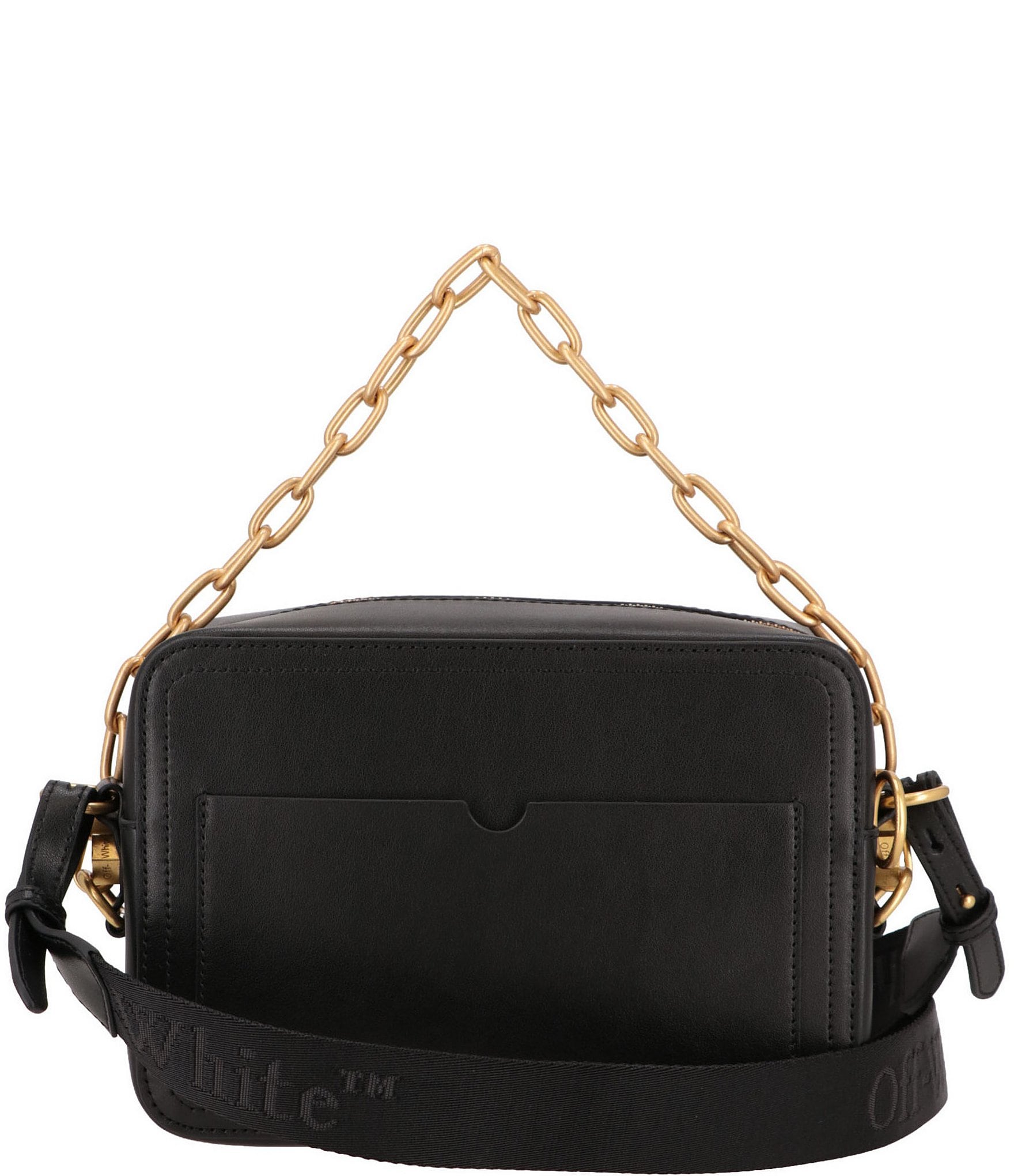 Off-White Medium Camera Chain Crossbody Bag