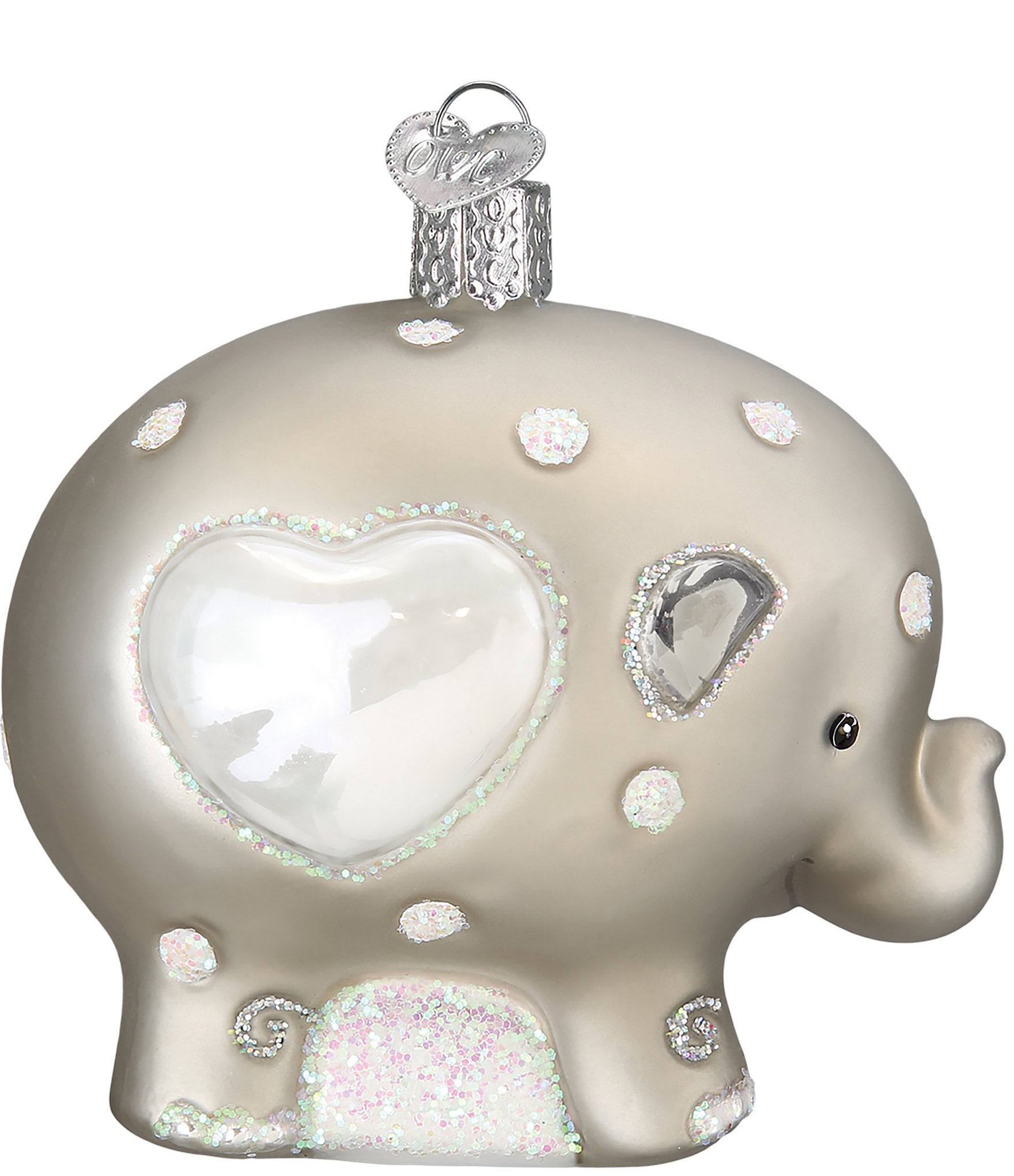 Old World Christmas Baby's 1st Elephant Ornament