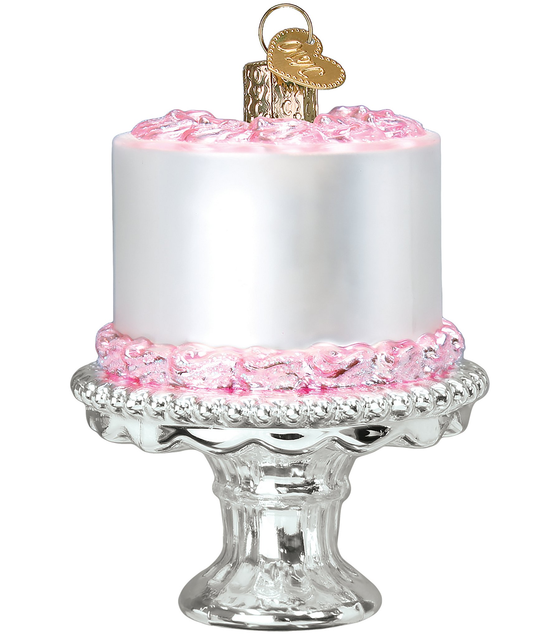 Old World Christmas Cake On Stand Ornament