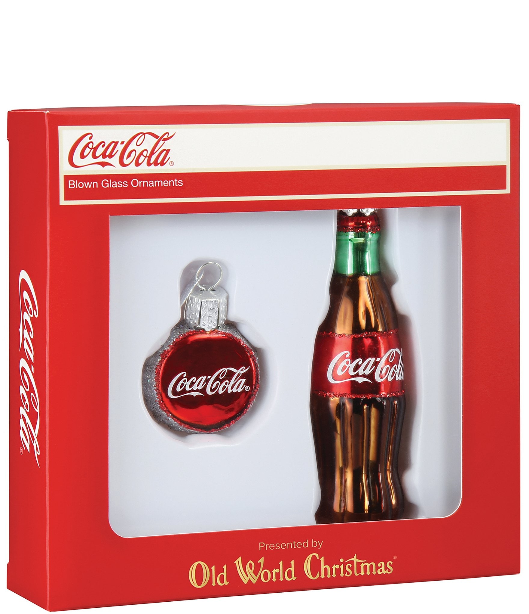 Old World Christmas CocaCola Bottle Set Ornament Dillard's