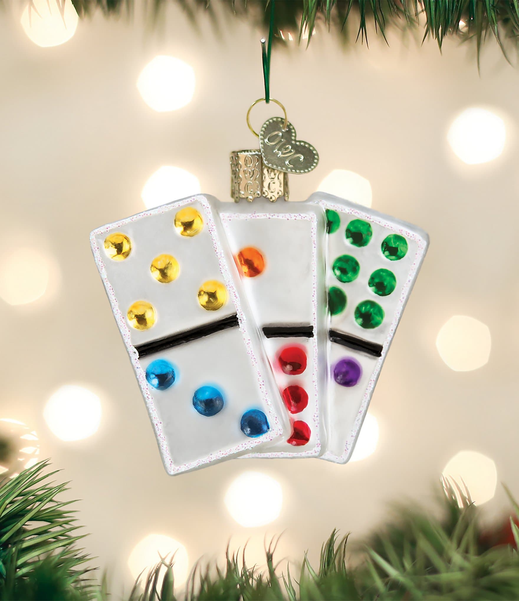 Old World Christmas Dominos Ornament