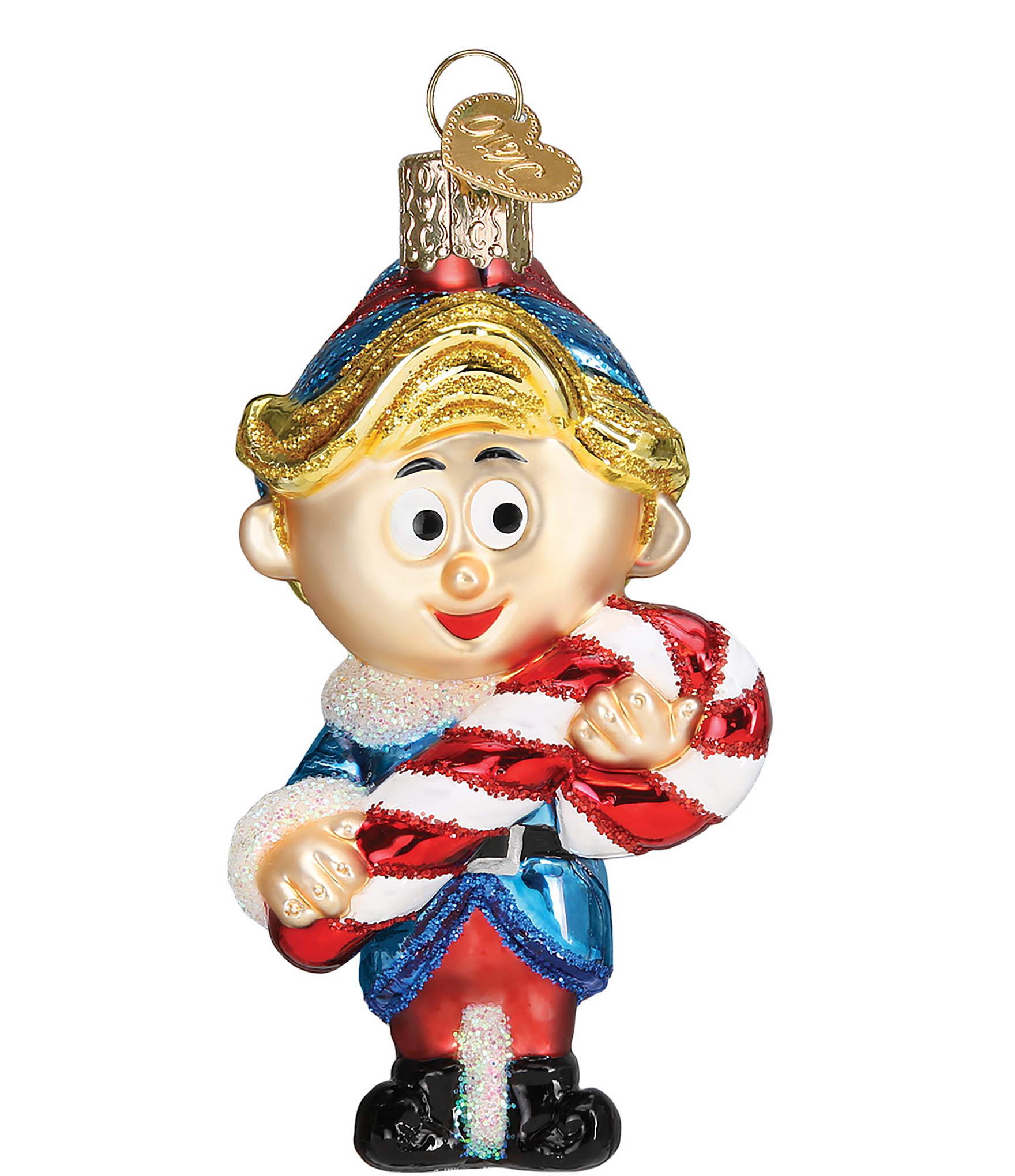 Old World Christmas Hermey The Elf Glass Ornament