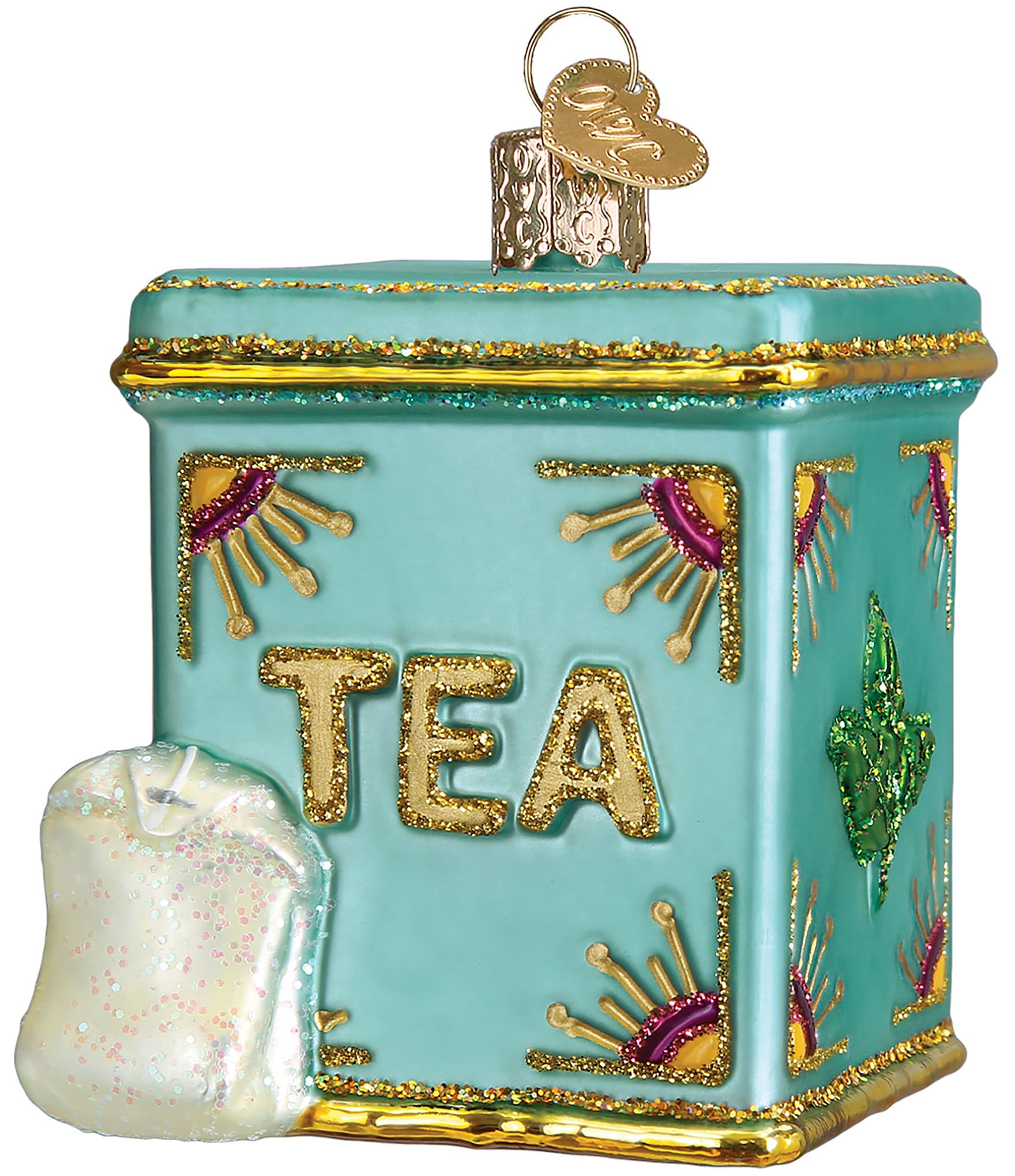 Old World Christmas Tea Tin Ornament