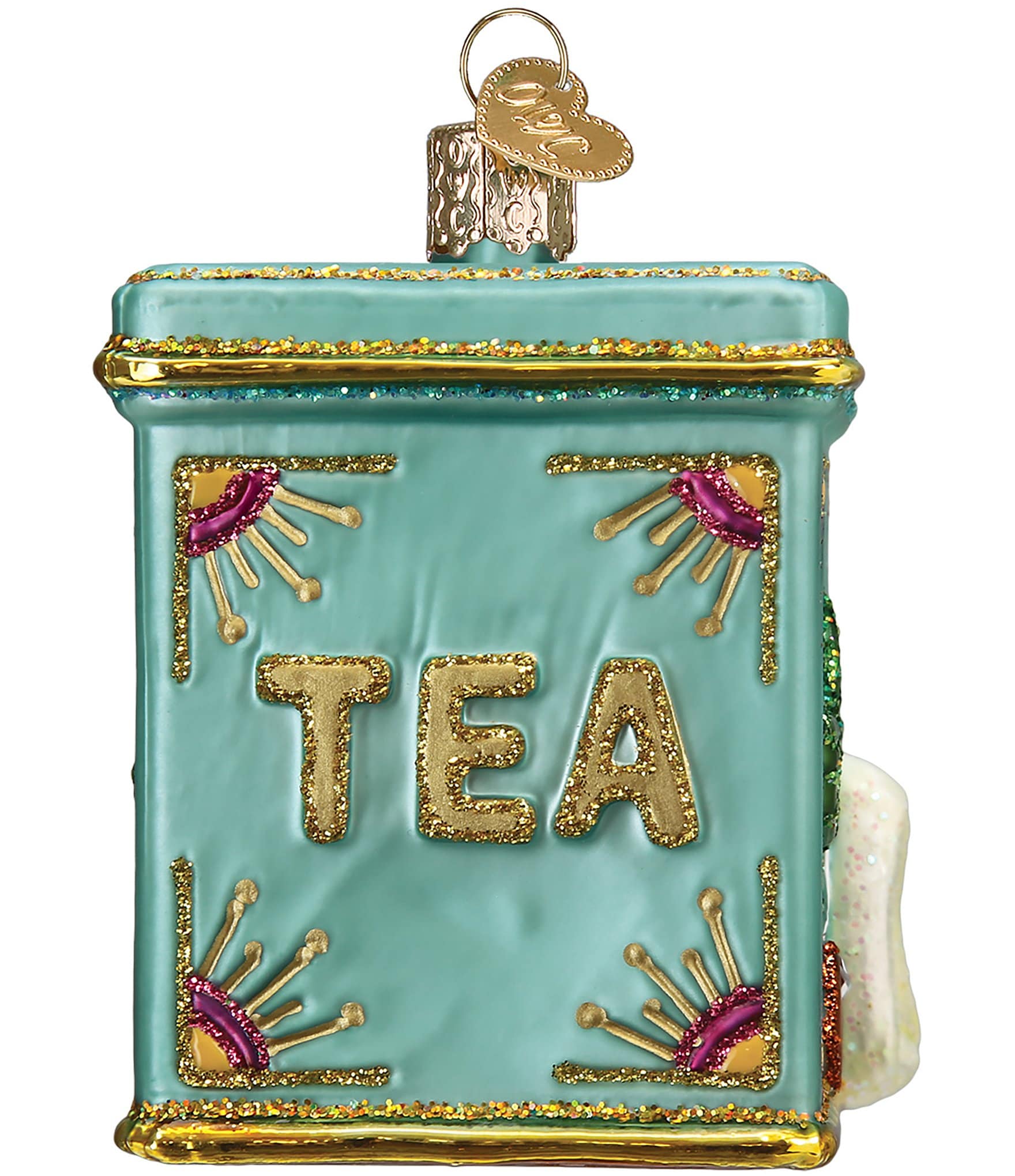 Old World Christmas Tea Tin Ornament