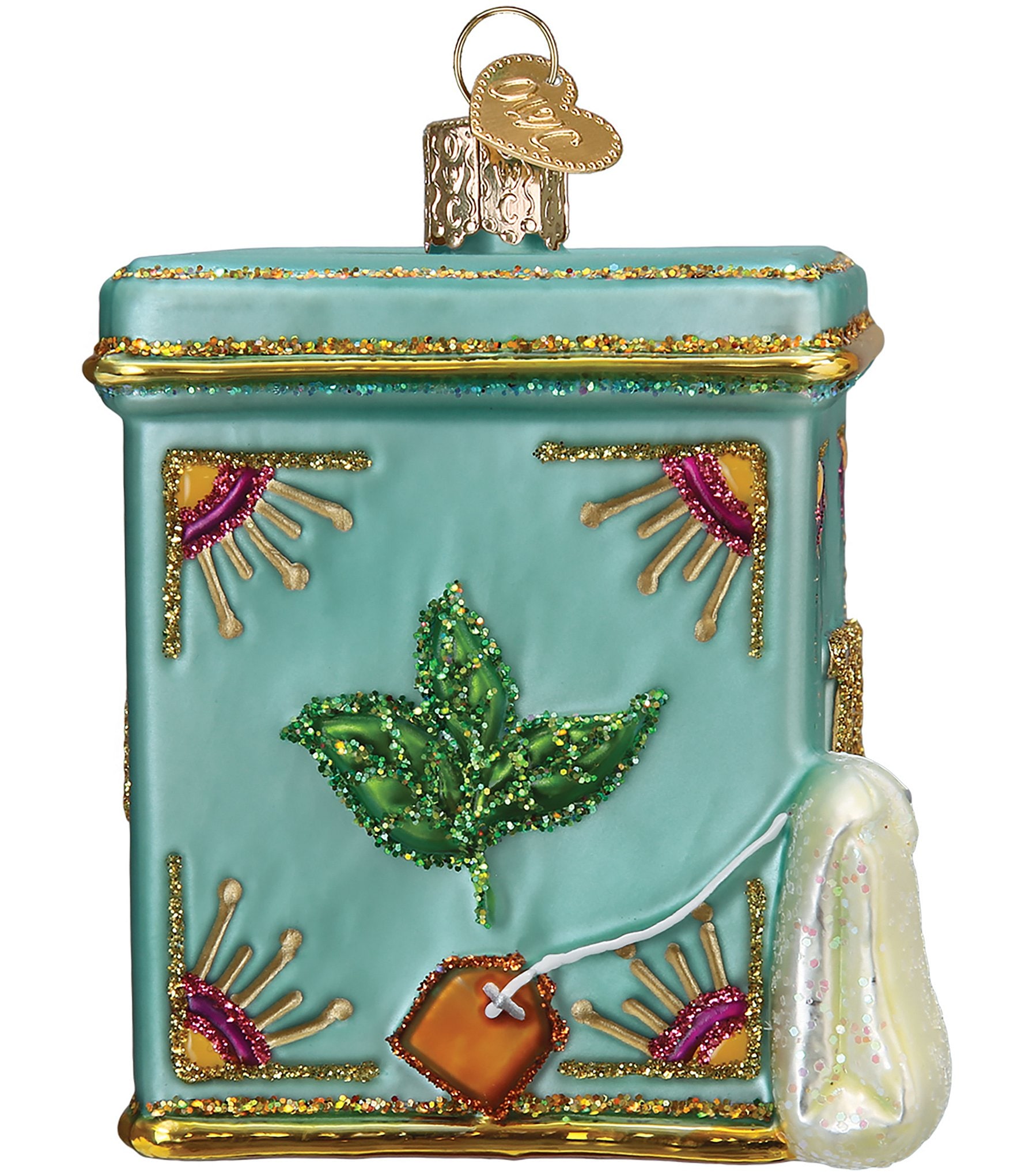 Old World Christmas Tea Tin Ornament