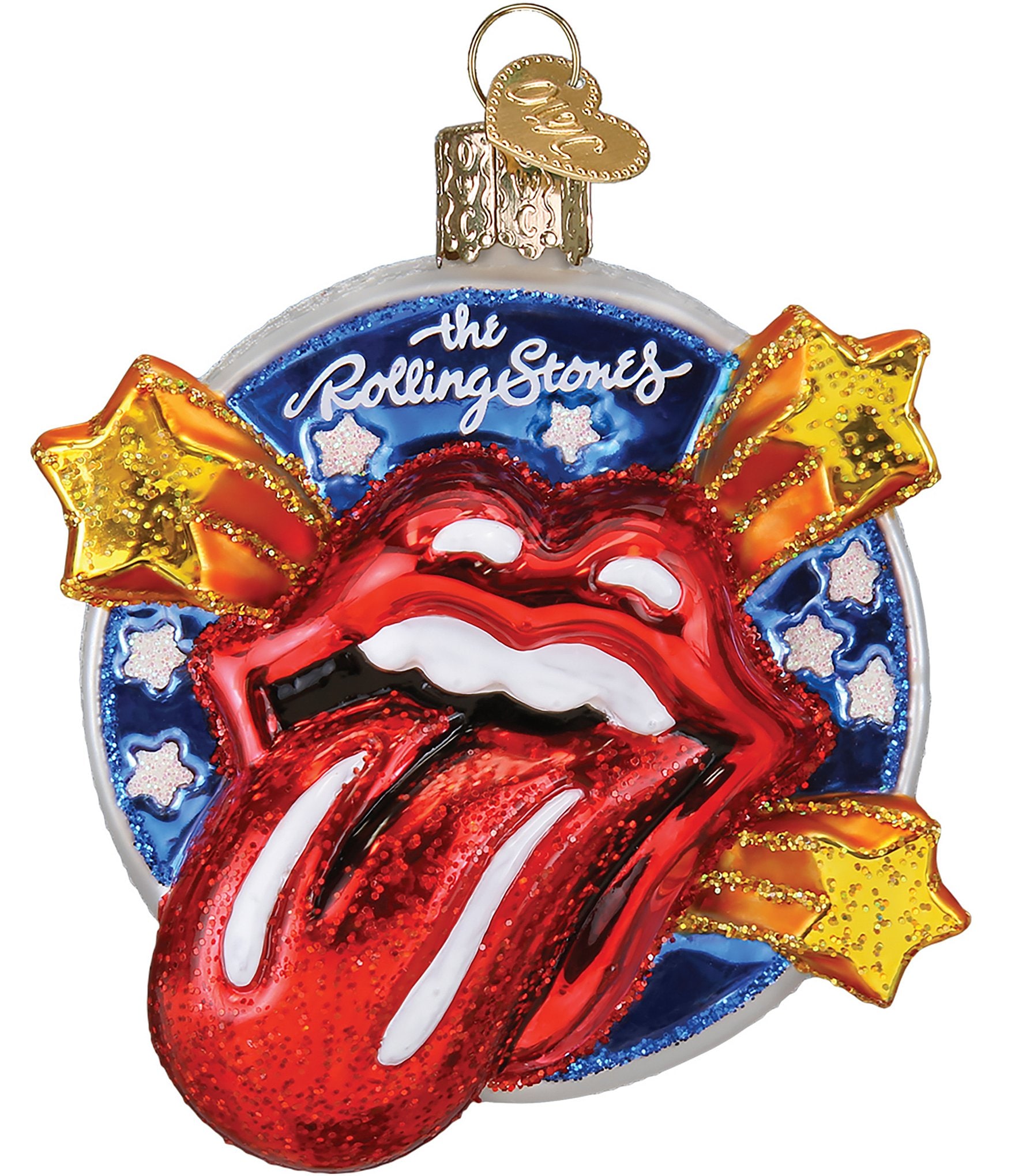 Old World Christmas The Rolling Stones Tongue Ornament