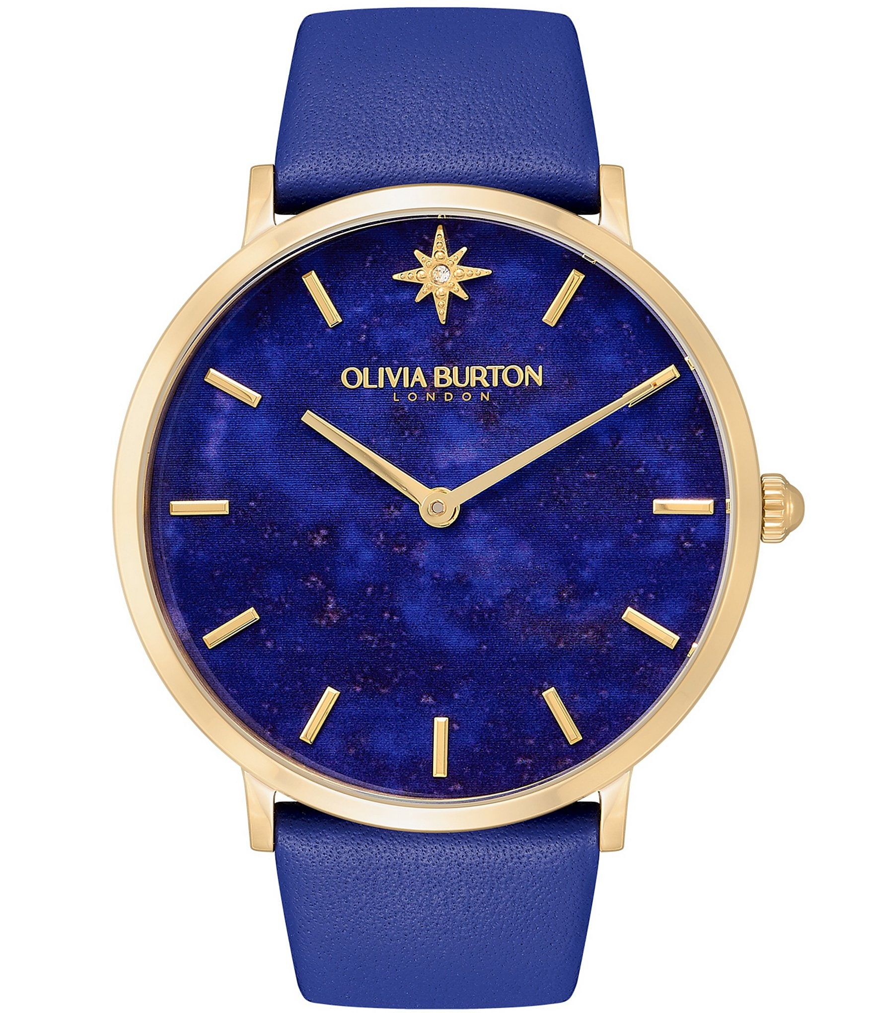 Olivia burton blue watch best sale