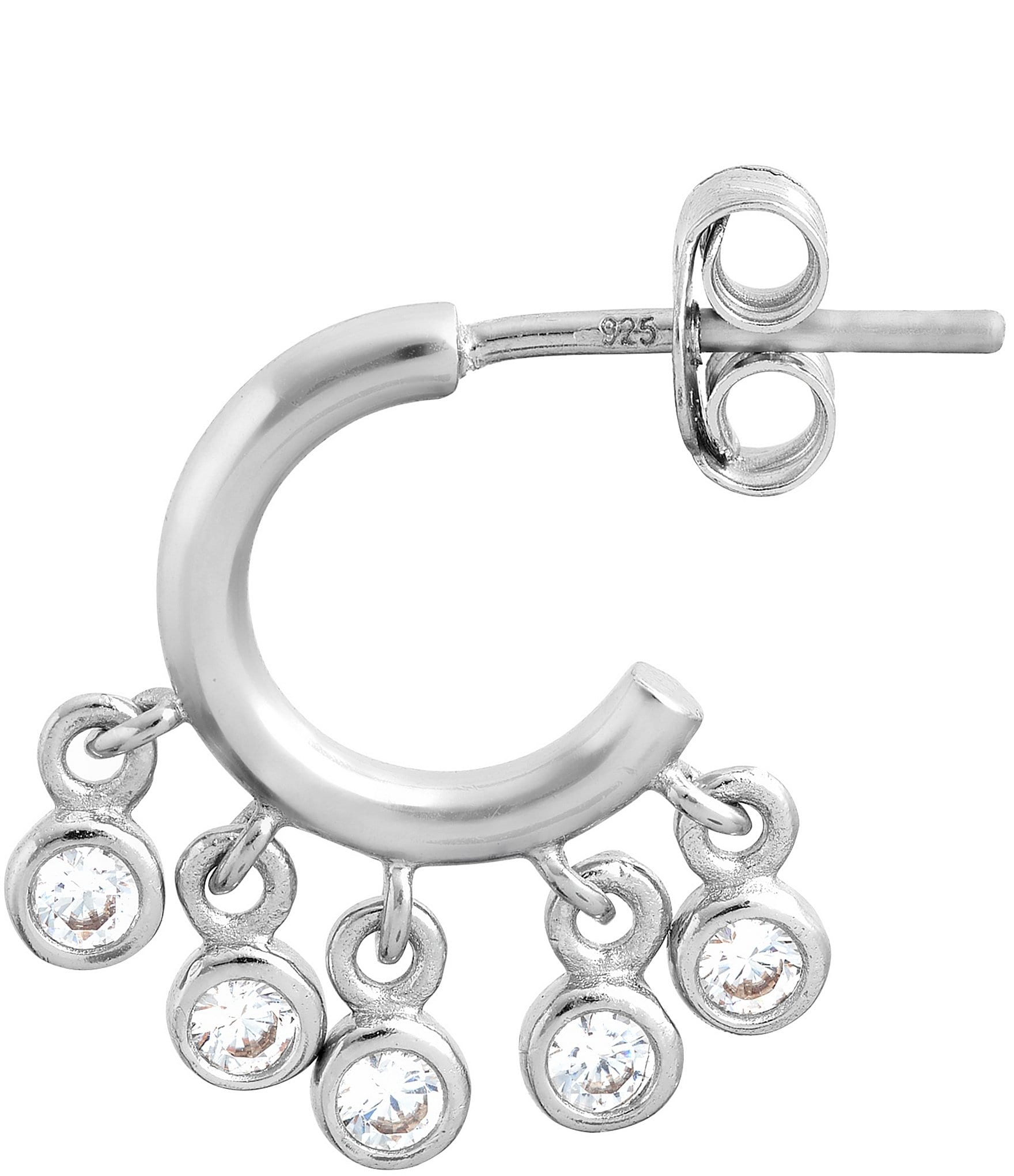 Olivia Burton Classic Mini Crystal Shaker Hoop Earrings