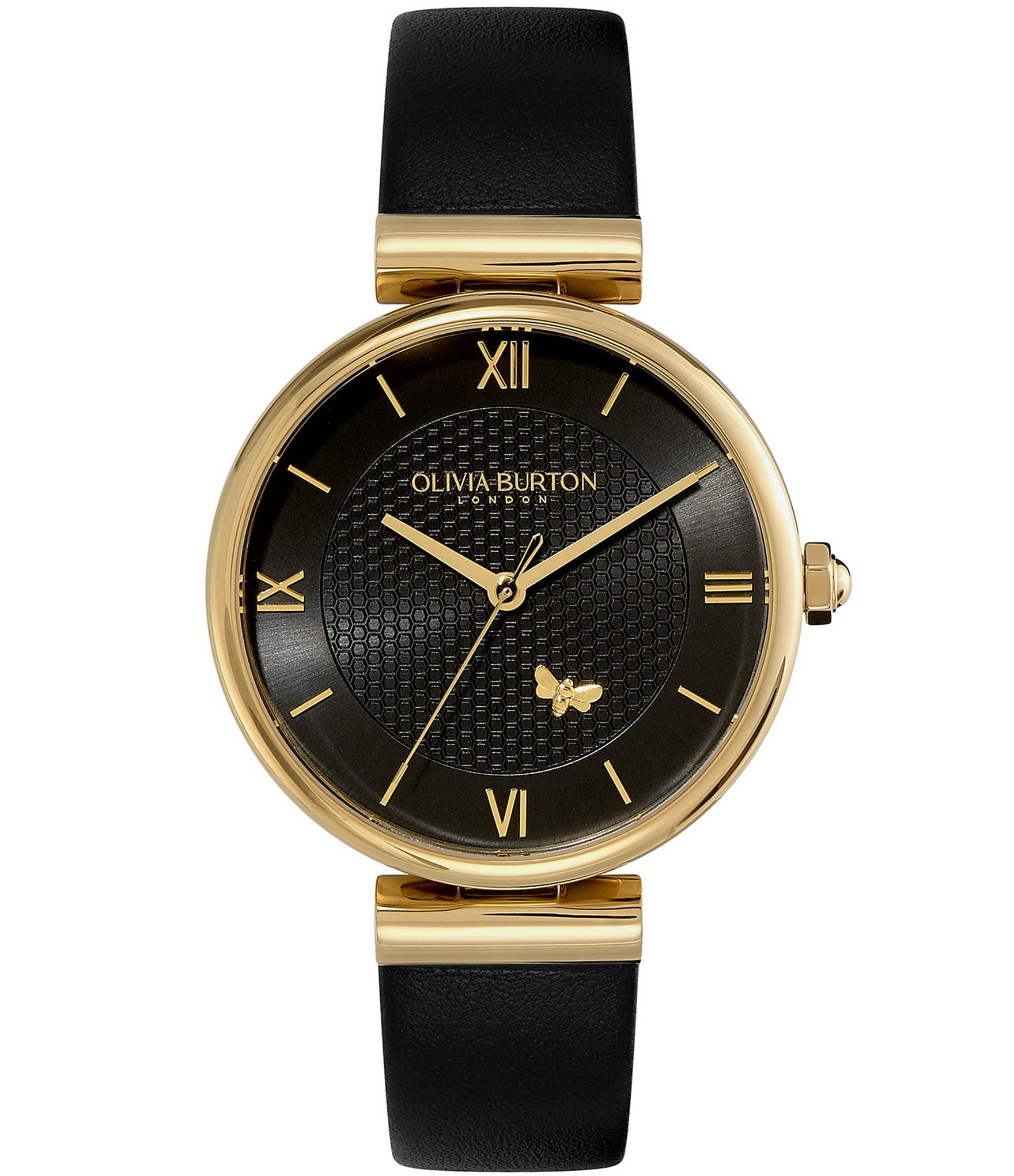 Olivia burton watches leather best sale