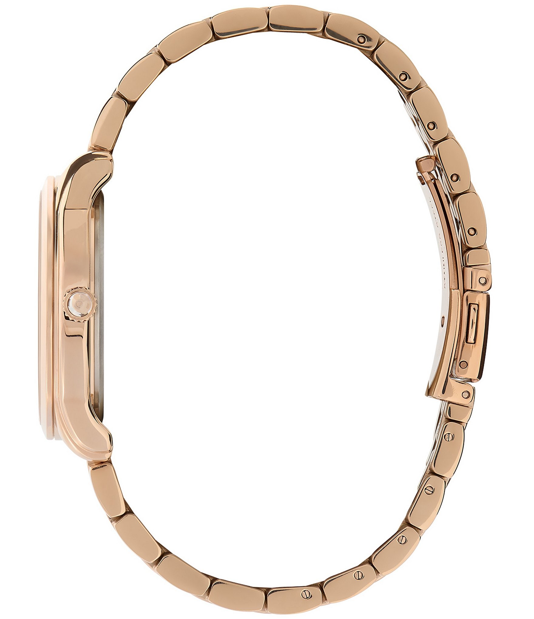 Olivia Burton Women's Starlight Quartz Analog Carnation Gold Stainless Steel Bracelet Watch