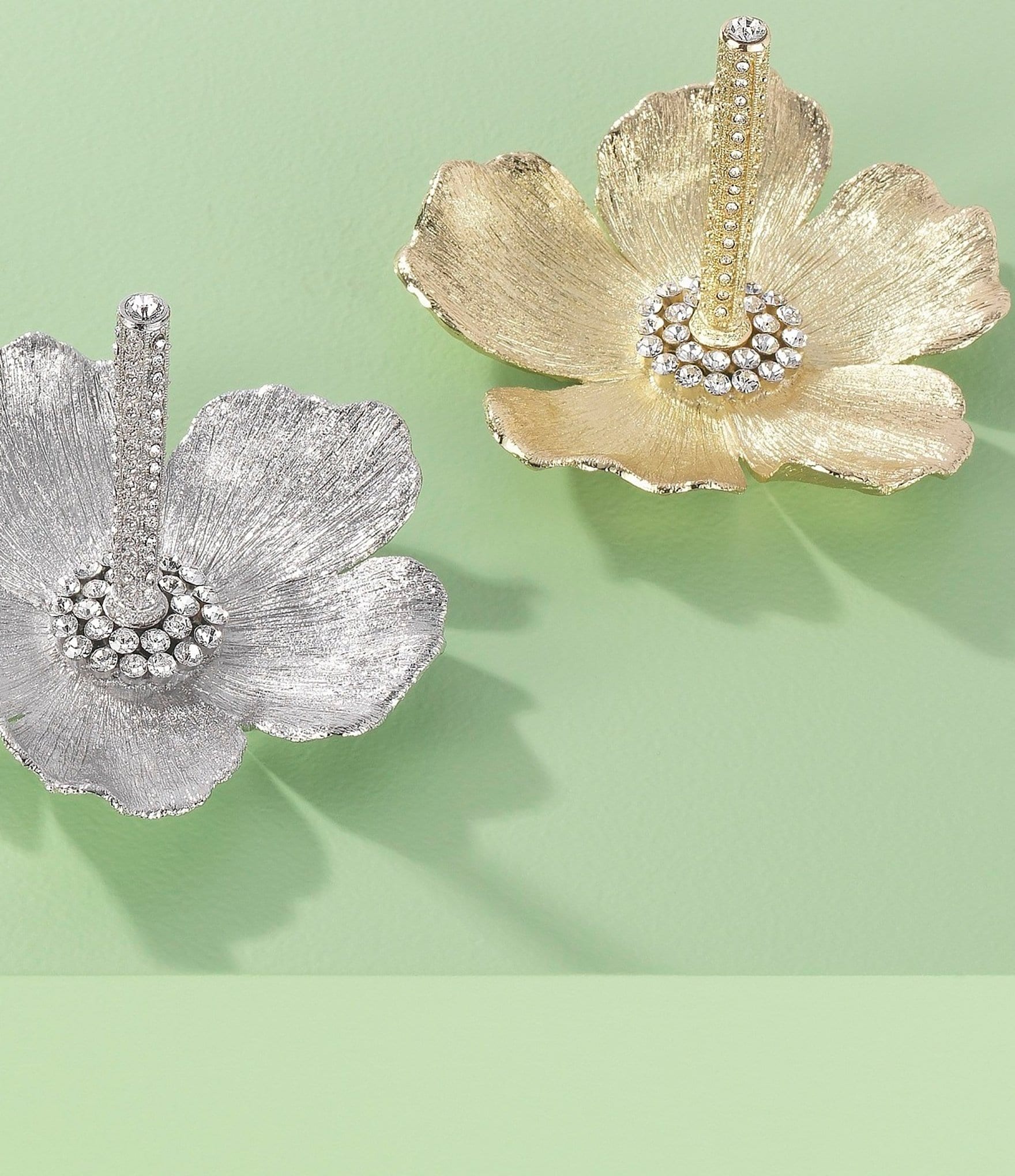 Olivia Riegel Botanica Floral Crystal Ring Holder