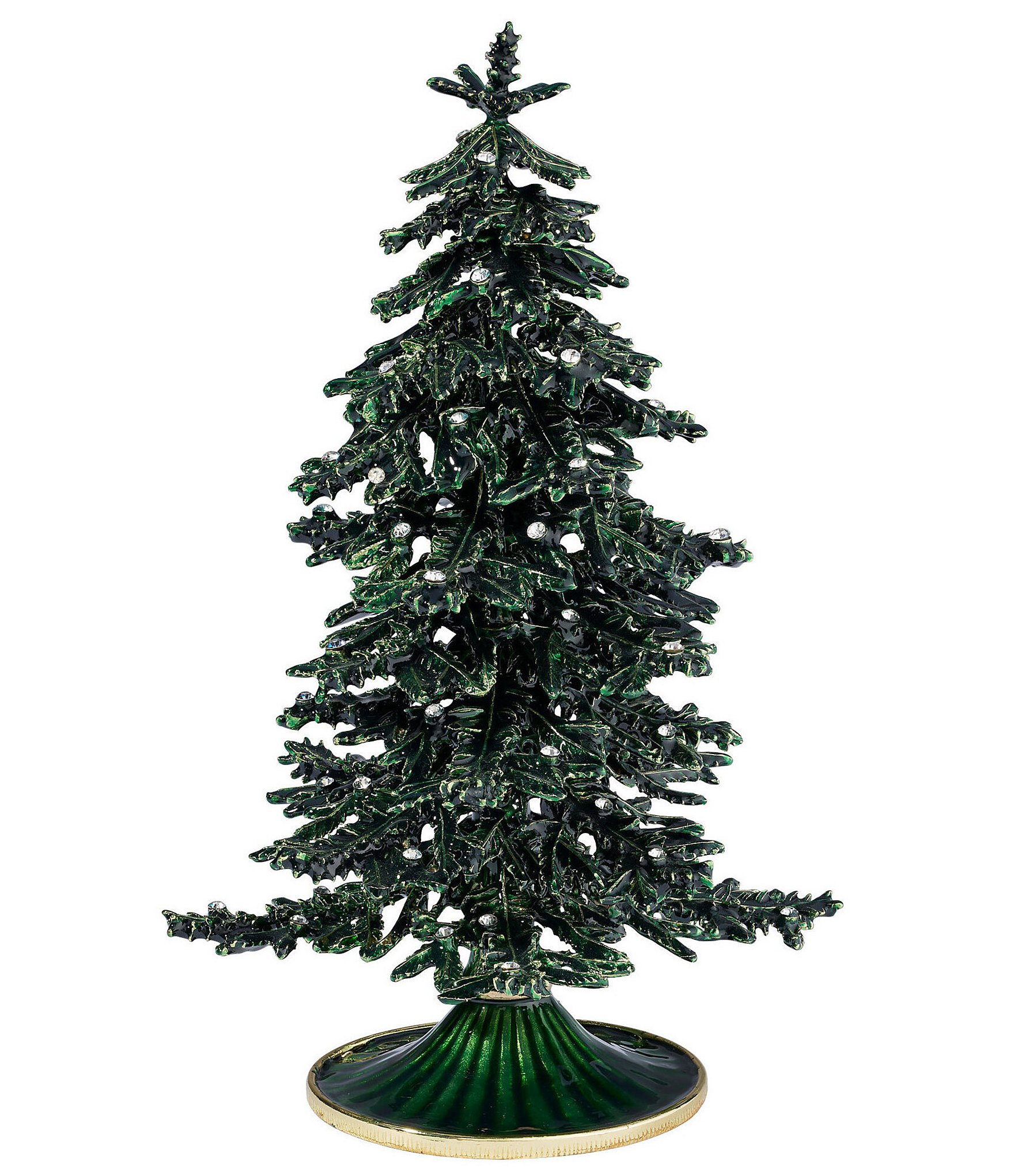 Olivia Riegel Green Enamel Christmas Tree Sitter