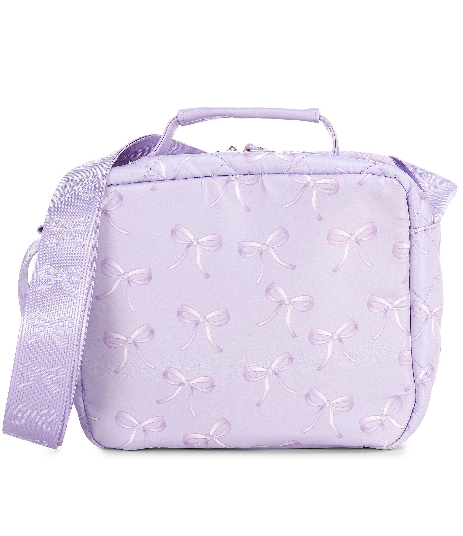 Omg! Accessories Ruffled Quilted Lunch Bag