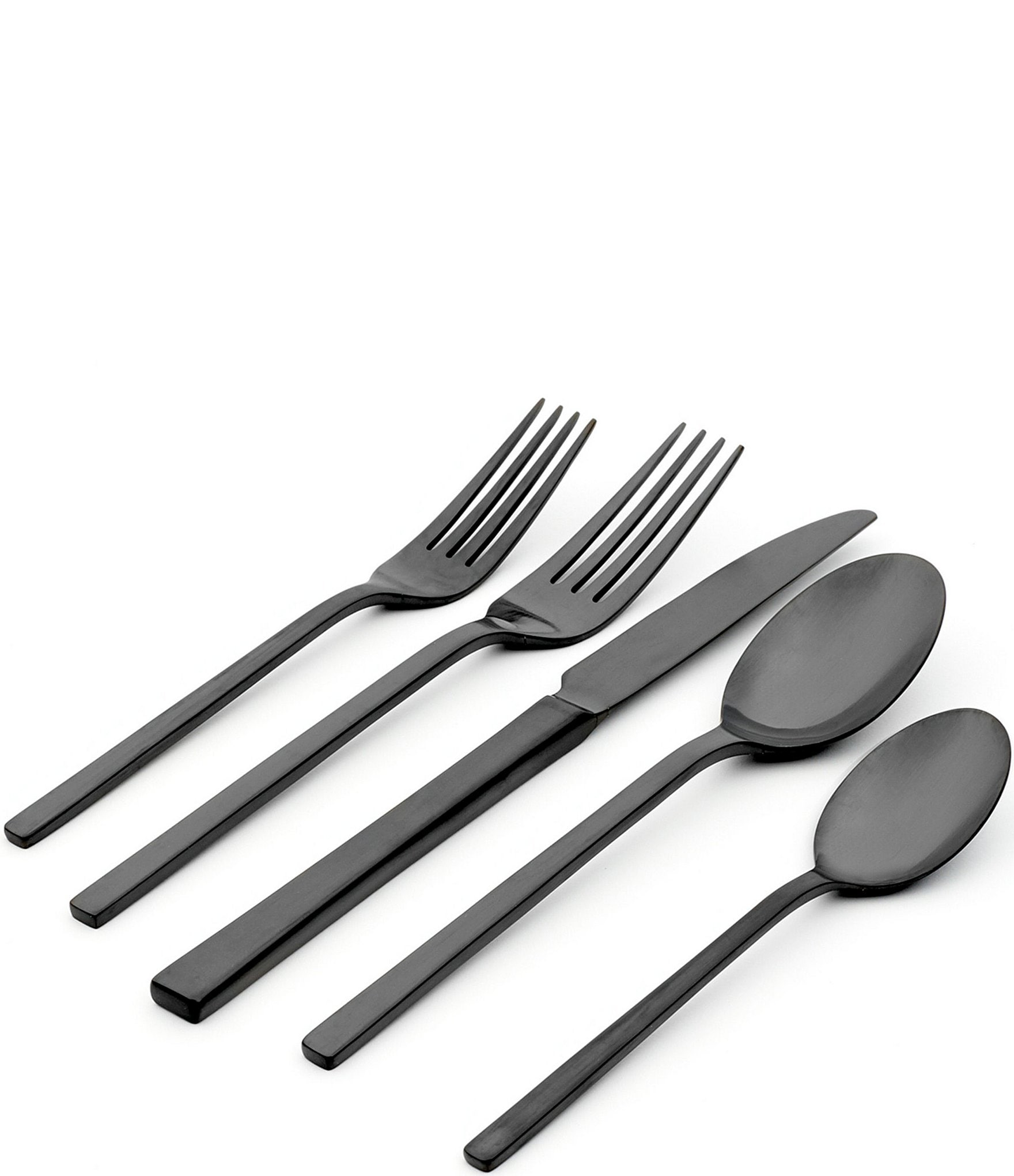 Oneida Allay Midnight 20-Piece Stainless Steel Flatware Set