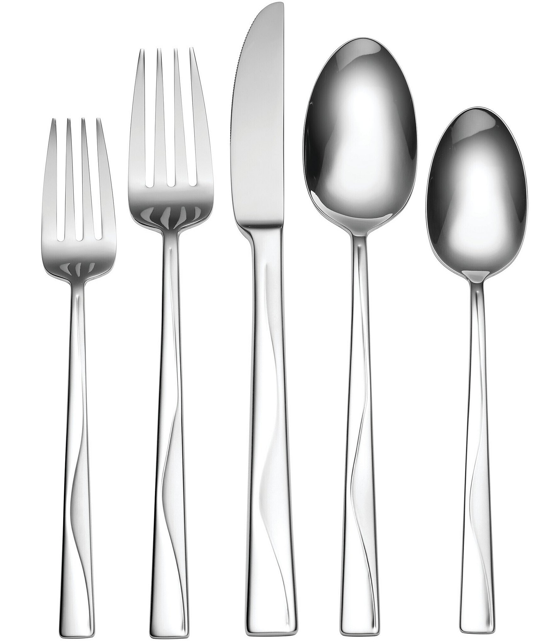 Oneida Stream 20 Piece Stainless Steel Flatware Set Dillards