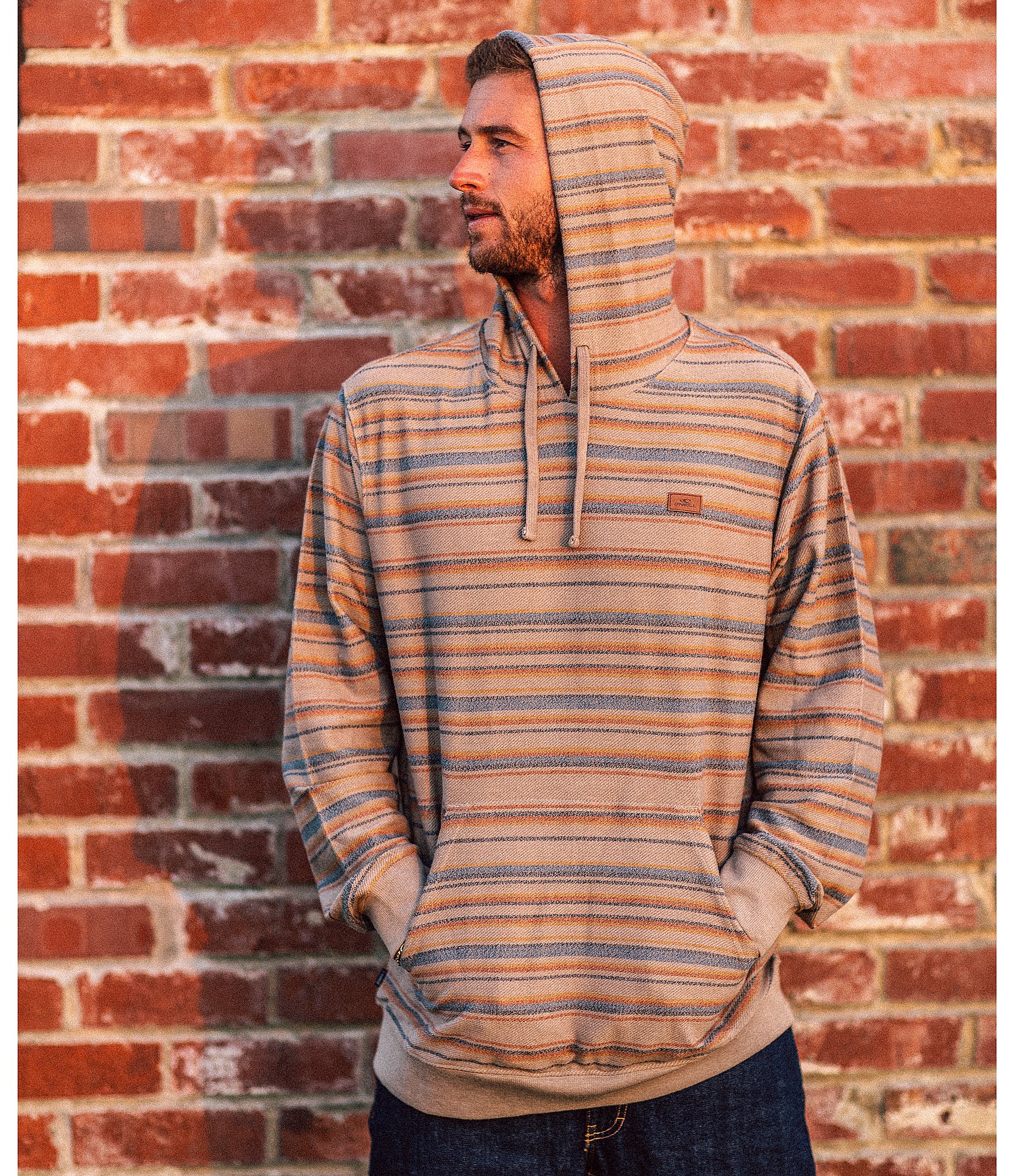 O'Neill Bavaro Stripe Long Sleeve Hoodie