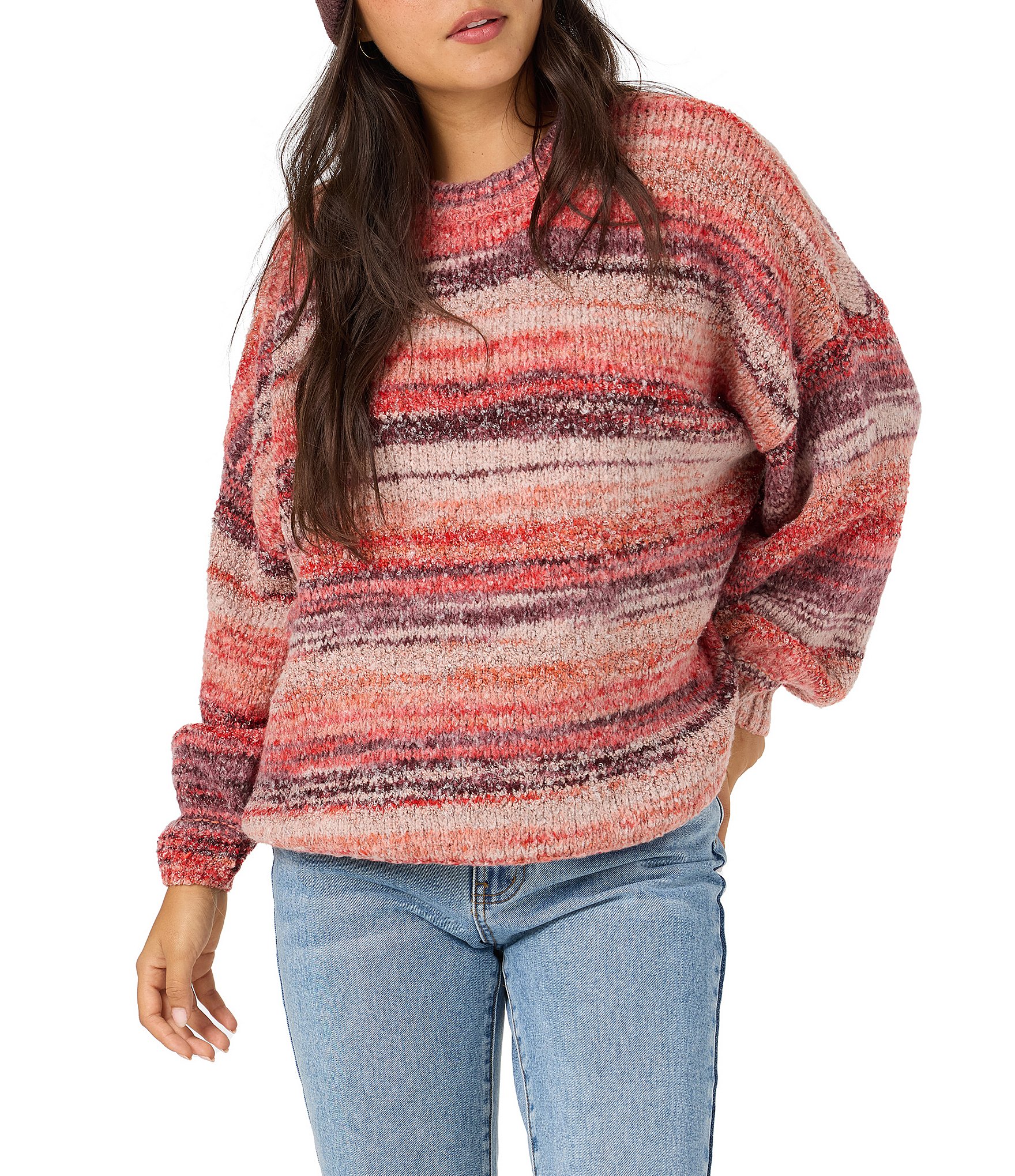 O'Neill Bayou Striped Long Sleeve Sweater