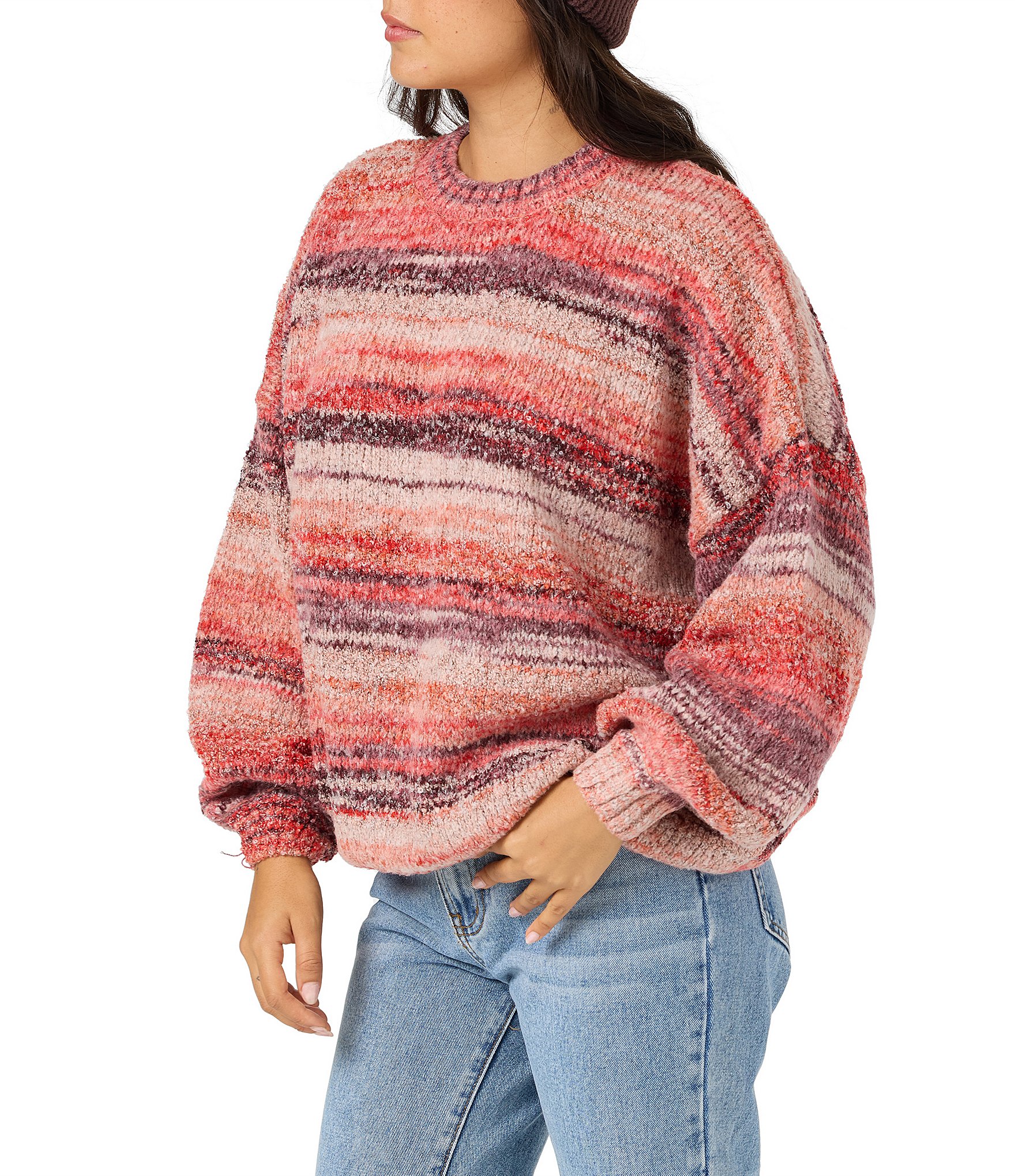 O'Neill Bayou Striped Long Sleeve Sweater