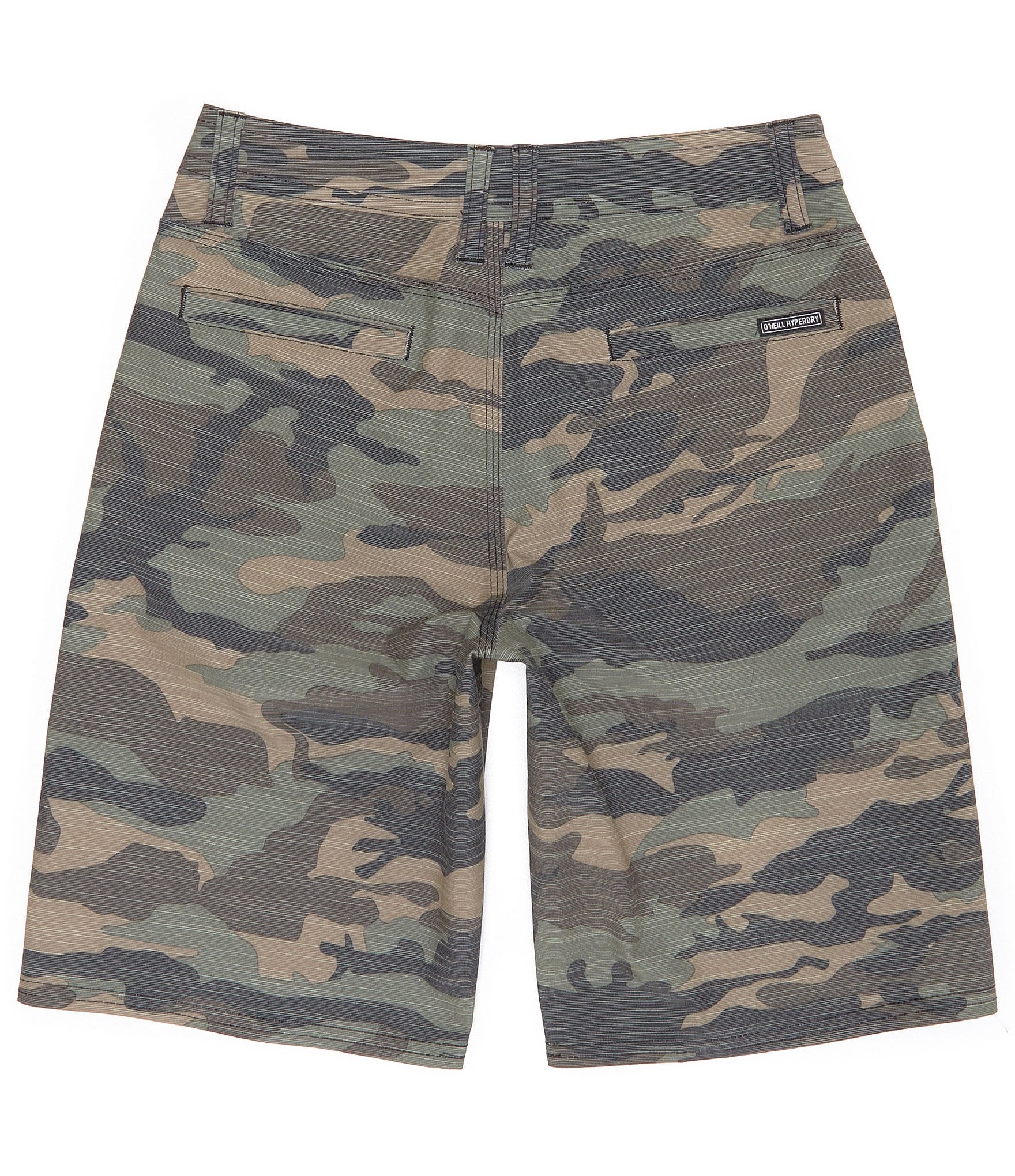 O'Neill Big Boys 8-20 (22-30 Waist) Locked Hyperfreak Camo Stretch Slub Shorts