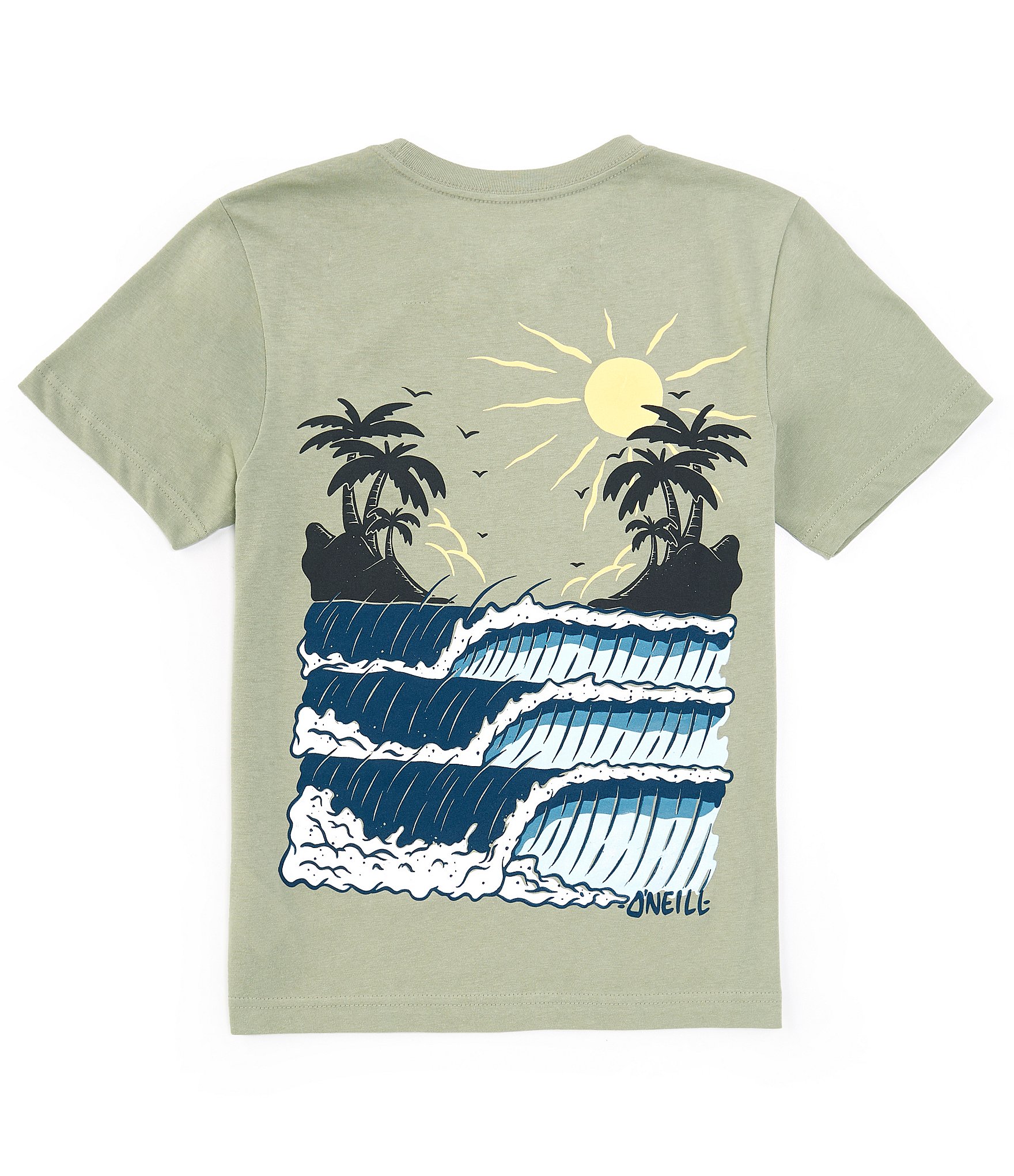 O'Neill Big Boys 8-20 Short Sleeve Line 'Em Up T-Shirt