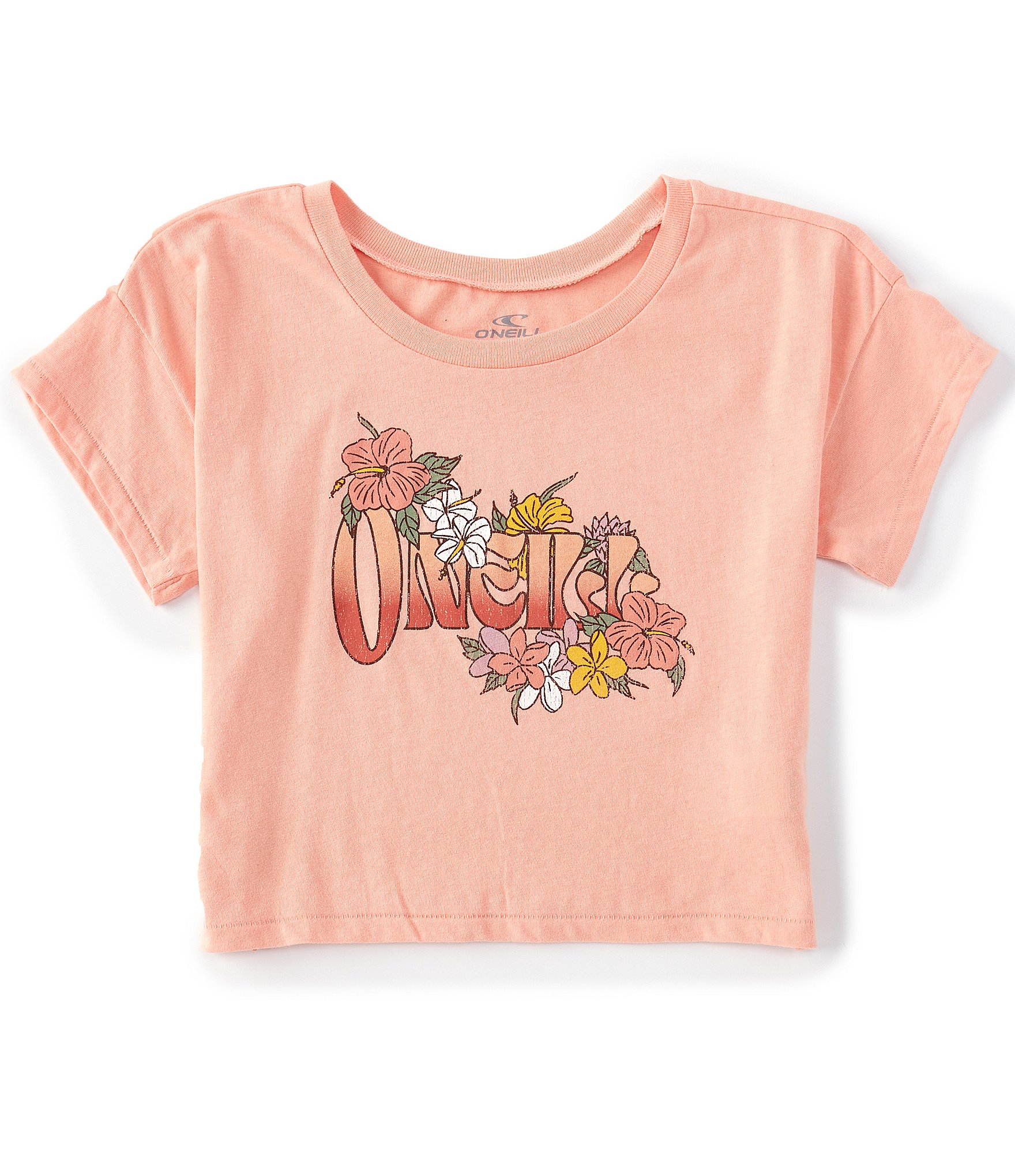 O'Neill Big Girls 7-16 Short Sleeve Solid Gold Tee | Dillard's